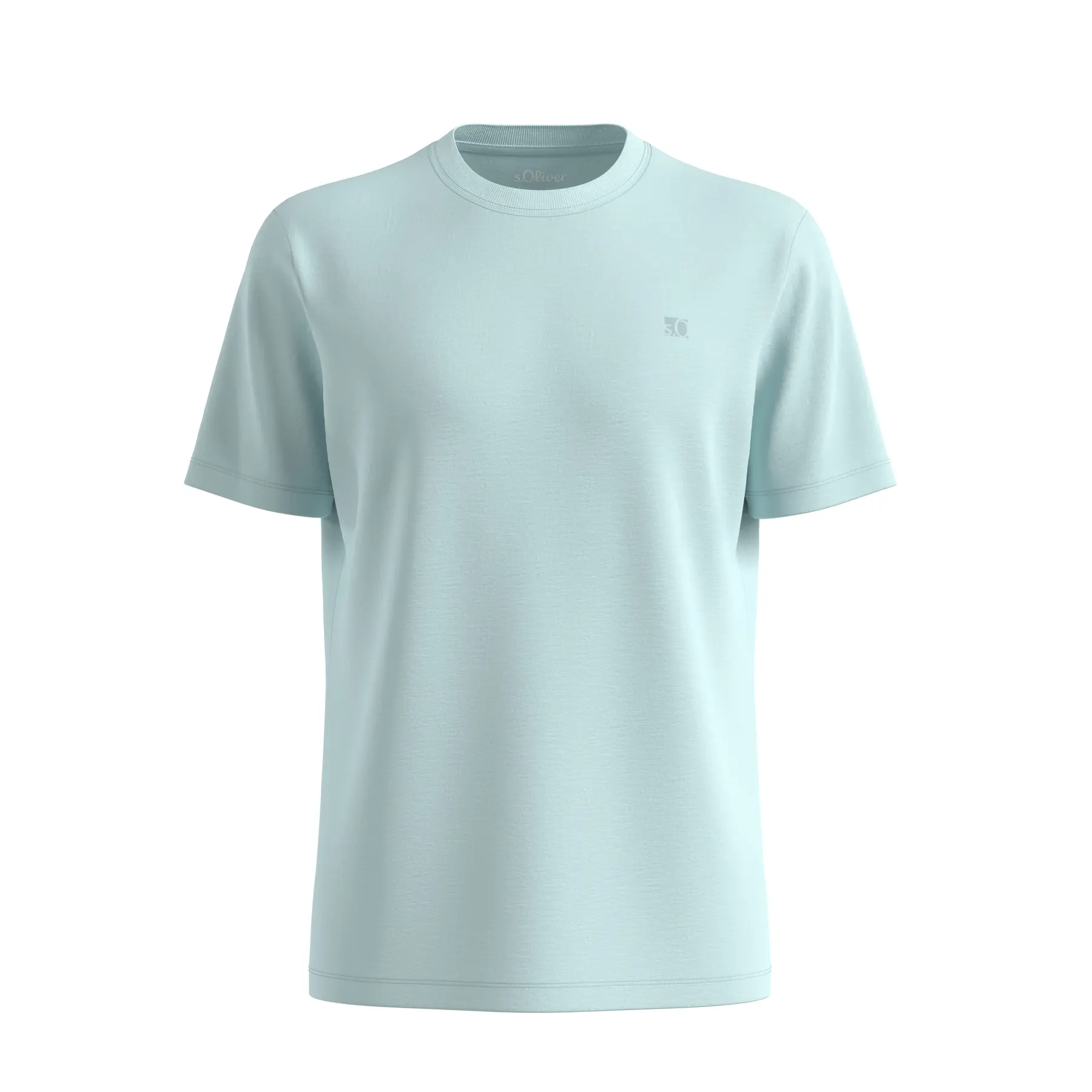 T-shirt testurizzato in filo fiammeggiato con dettagli logo s.Oliver