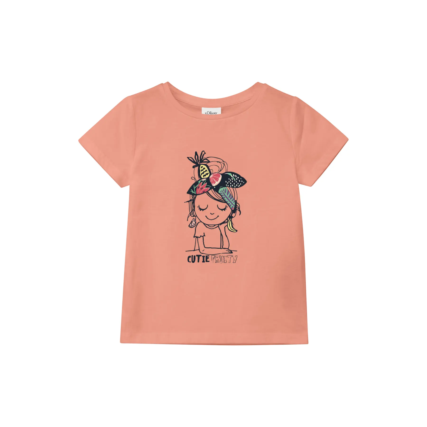 T-shirt Regular Fit met glinsterend print voor meisje s.Oliver