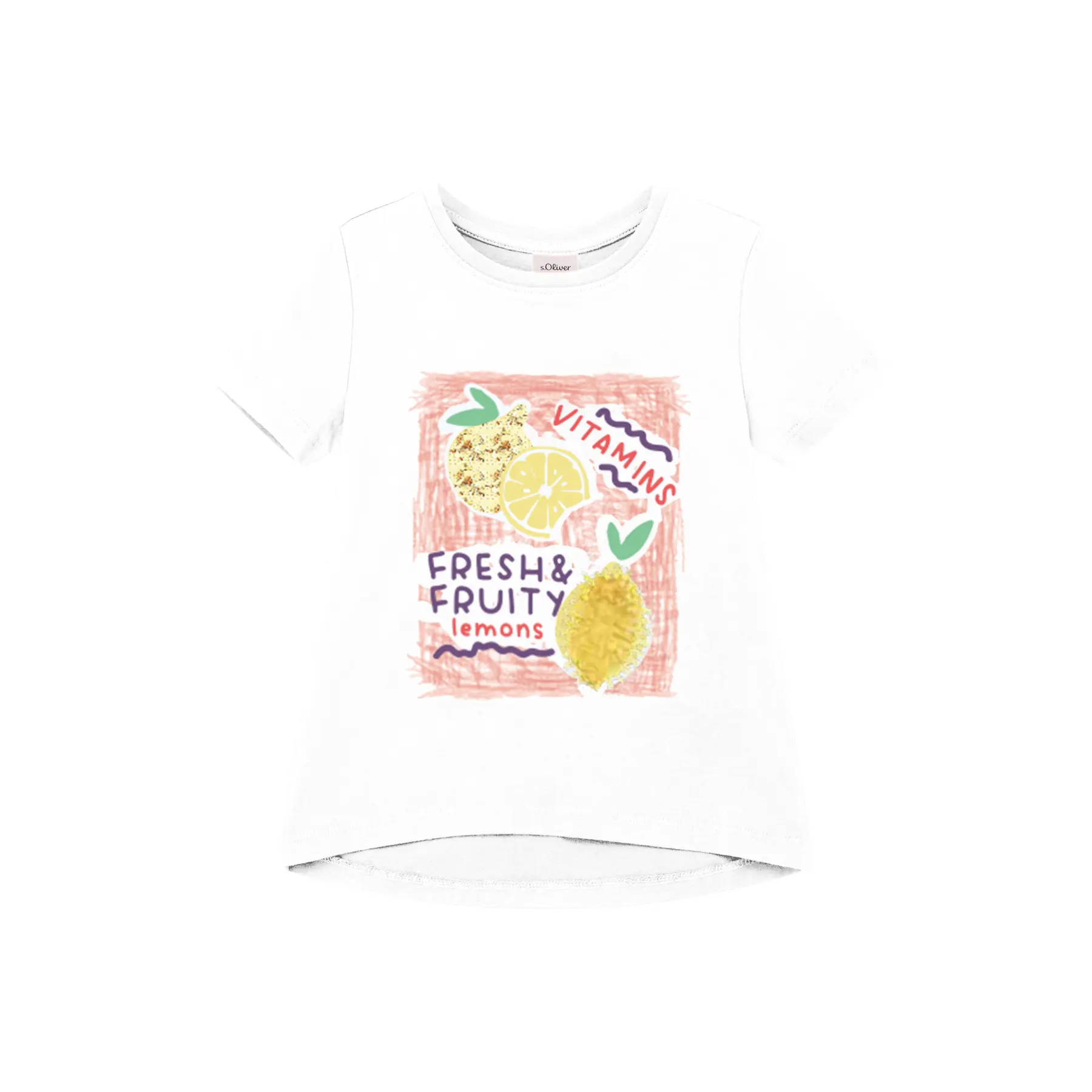 T-shirt Loose Fit con paillettes e stampa Foam ragazza s.Oliver