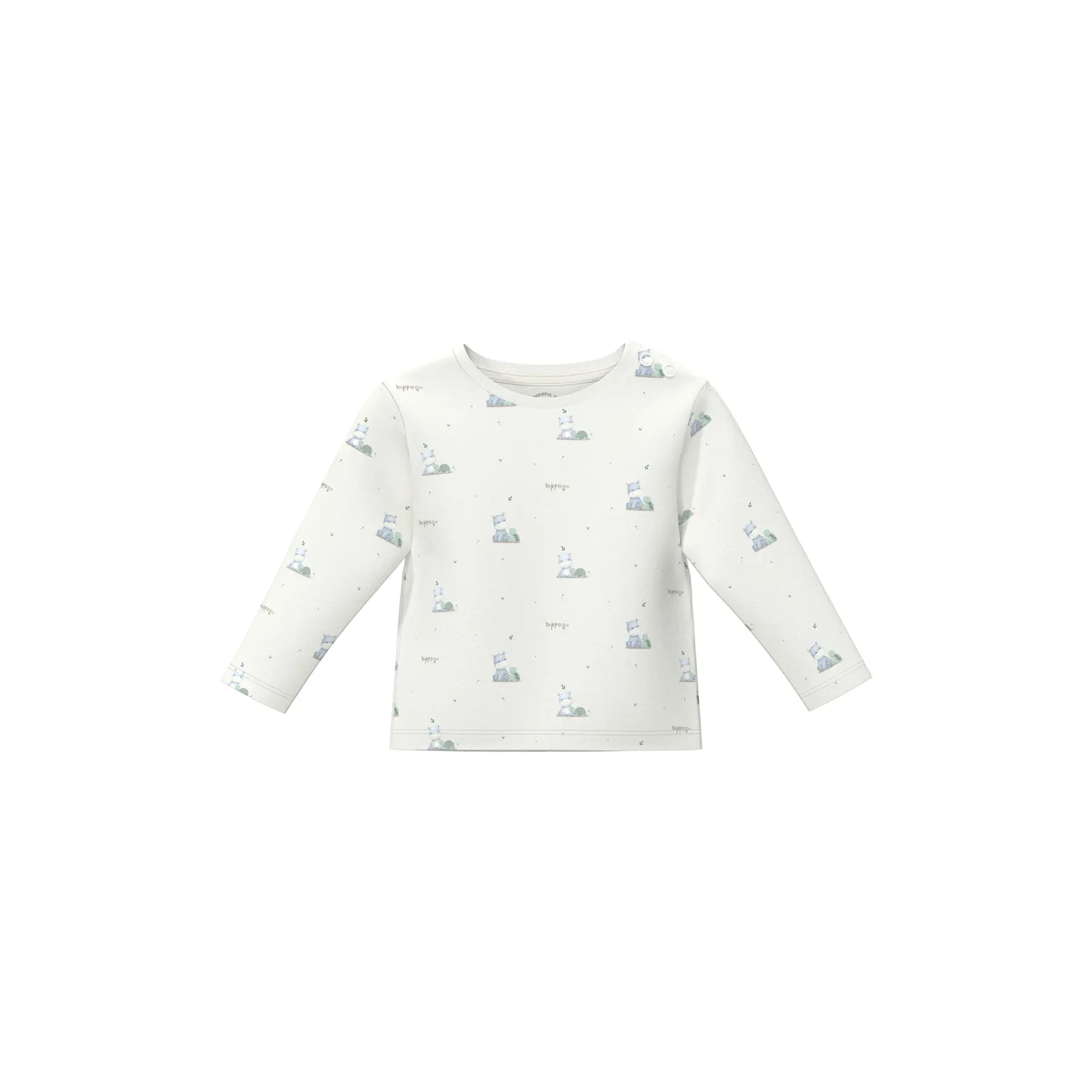 Langarm-T-Shirt Unisex mit Allover-Druck für Babys s.Oliver