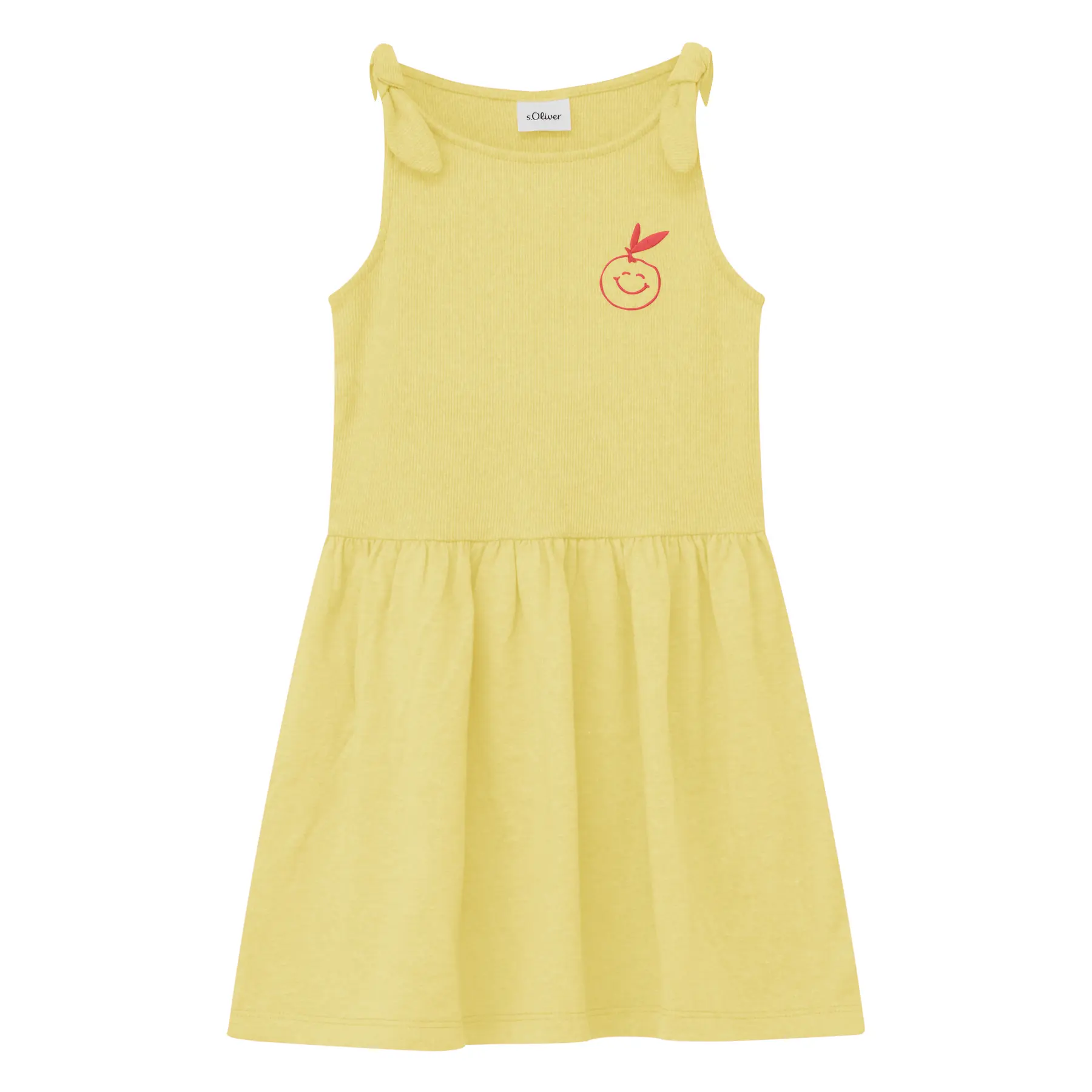 Robe en jersey sans manches avec nœud et broderie fille s.Oliver
