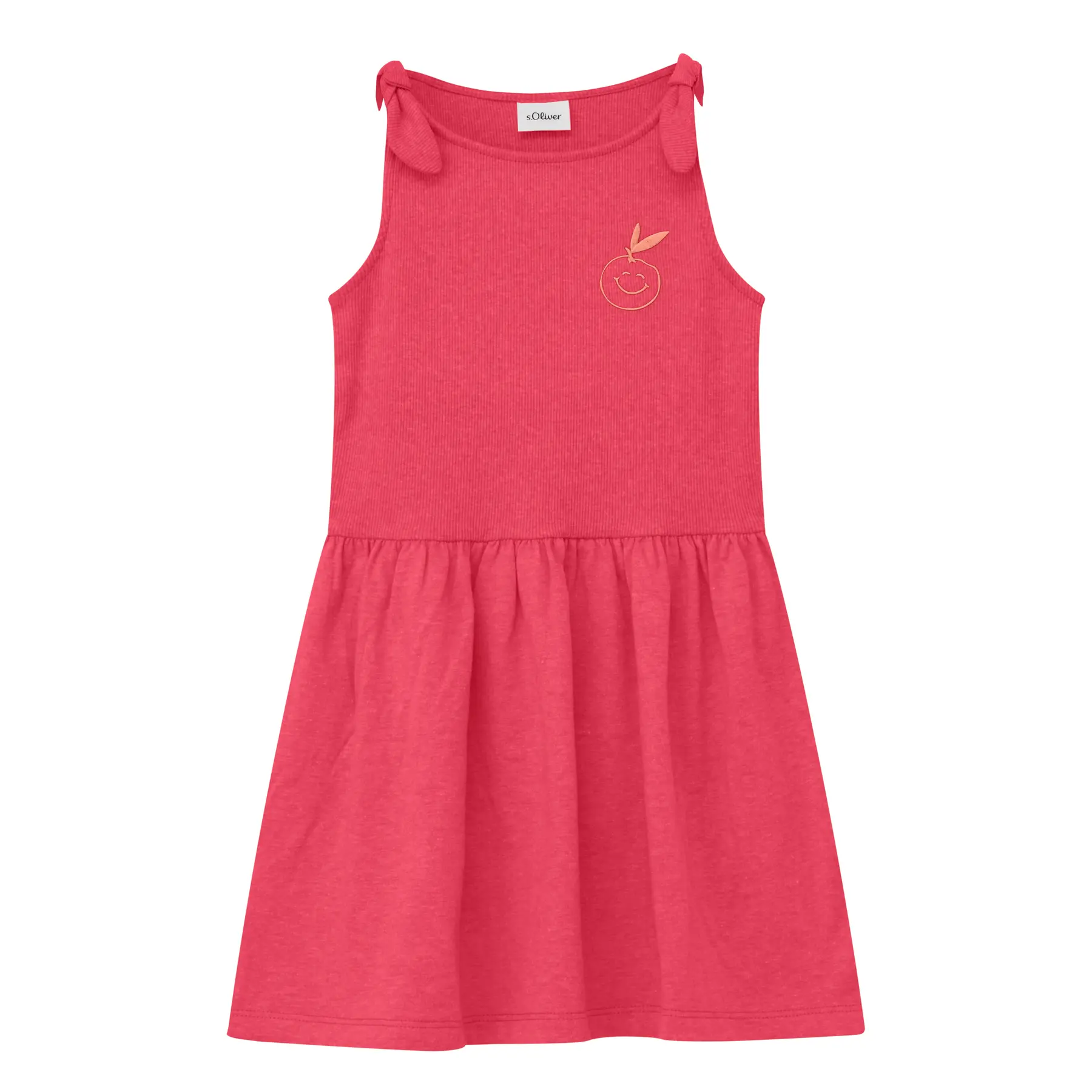 Robe en jersey sans manches avec nœud et broderie fille s.Oliver