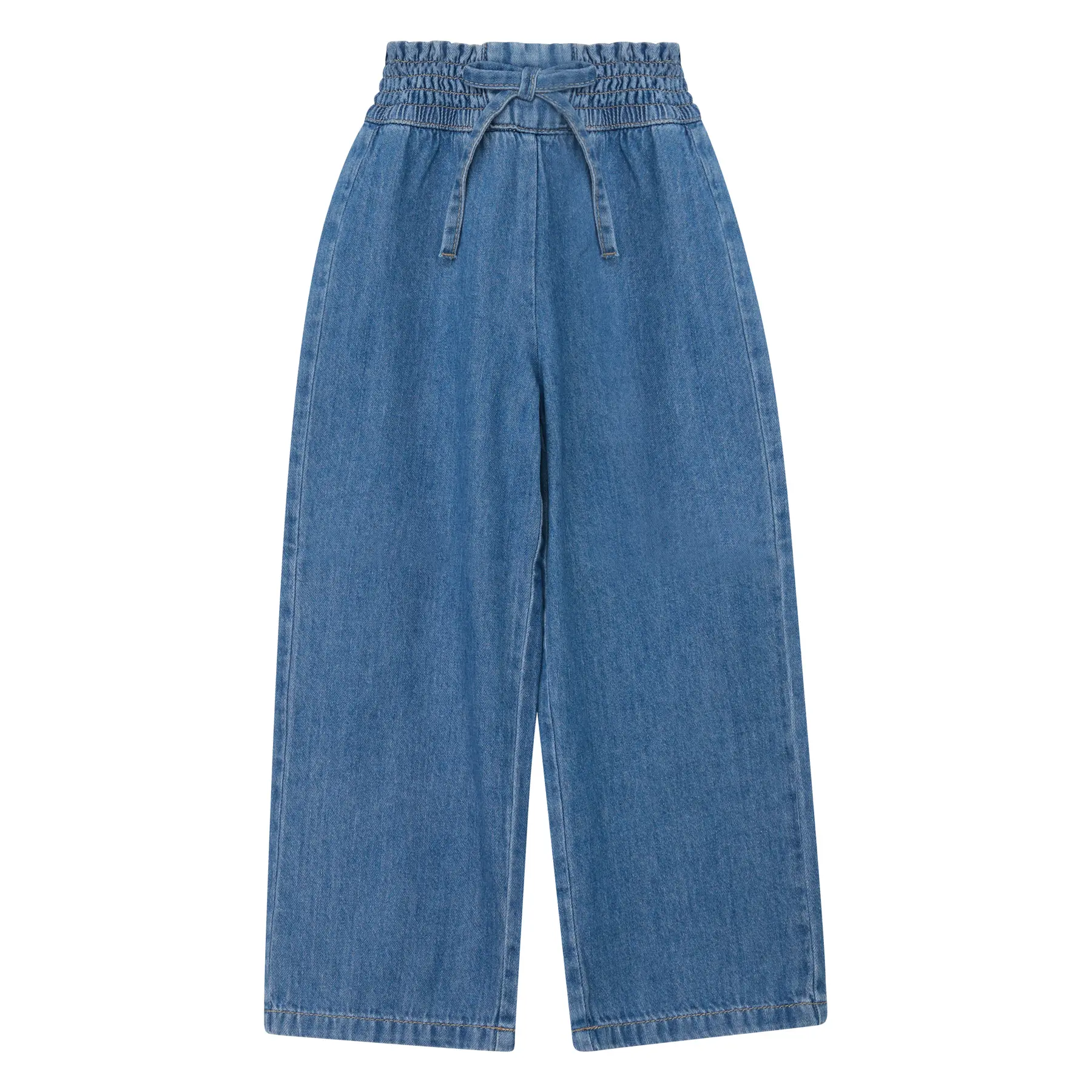 Jeans Wide Leg Regular Fit Mid Rise Weite Beinschnitt Gummibund Mädchen s.Oliver