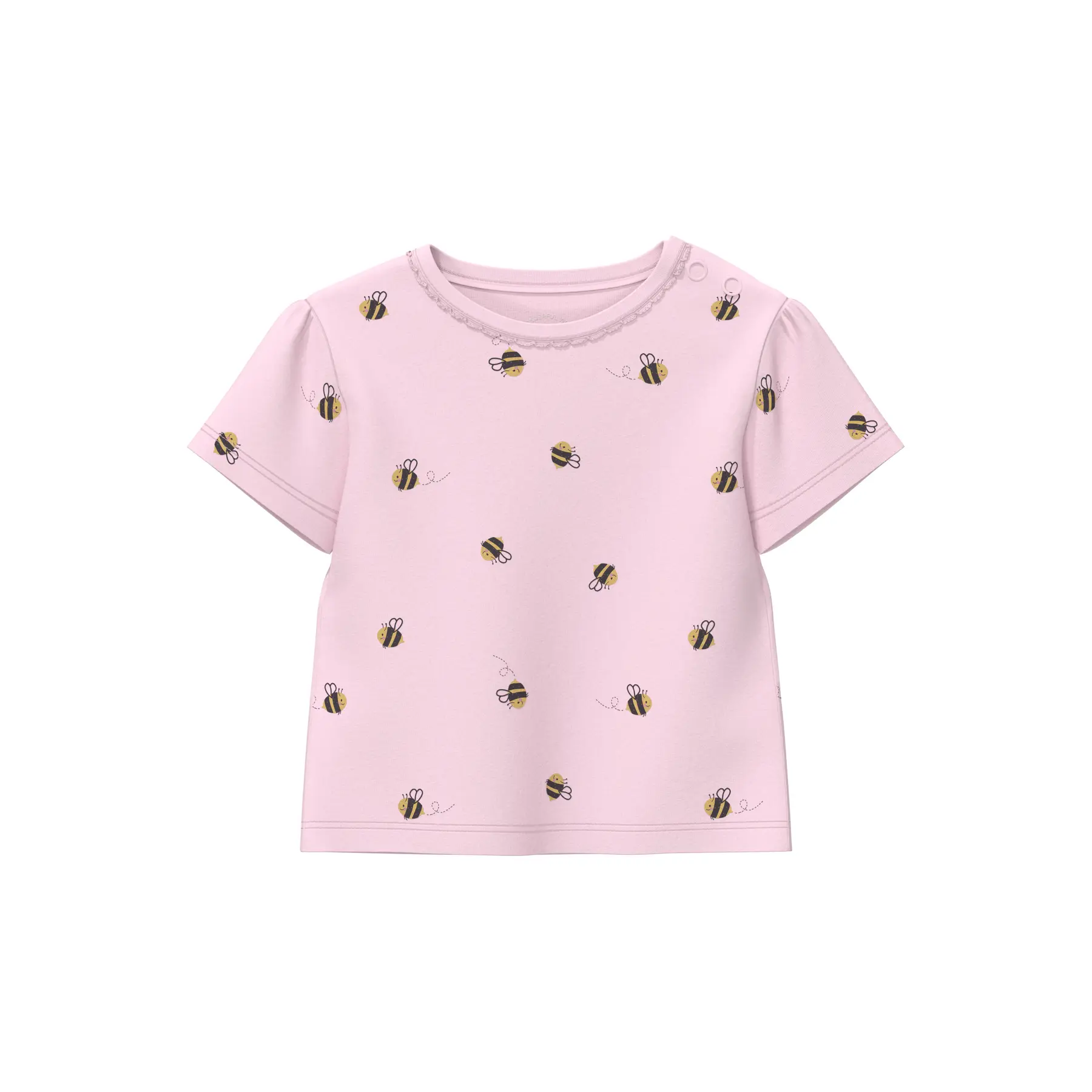Wende-Print T-Shirt mit Puffärmeln für Babys s.Oliver