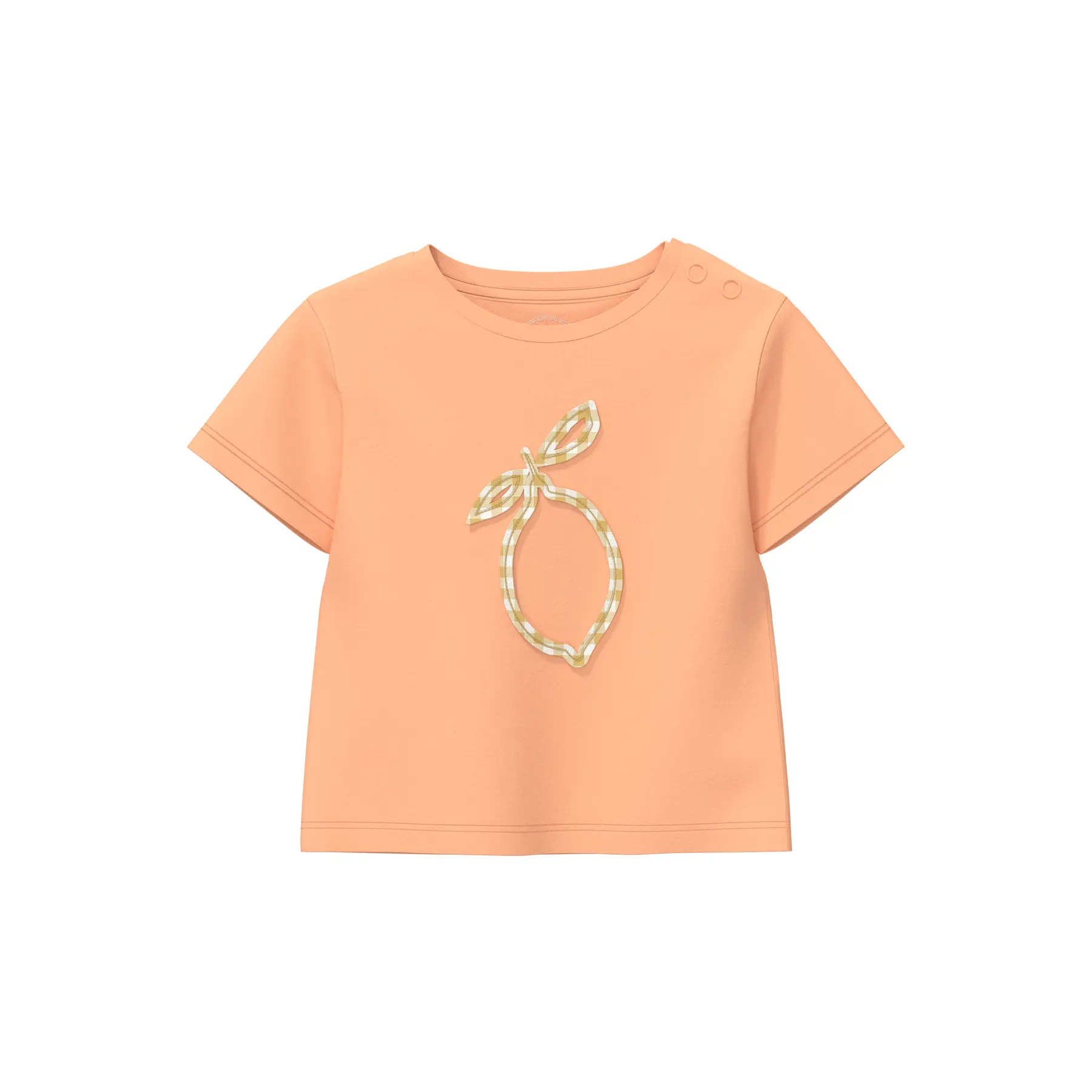 Unisex T-Shirt mit Rundhalsausschnitt und Druckknöpfen für Babys s.Oliver