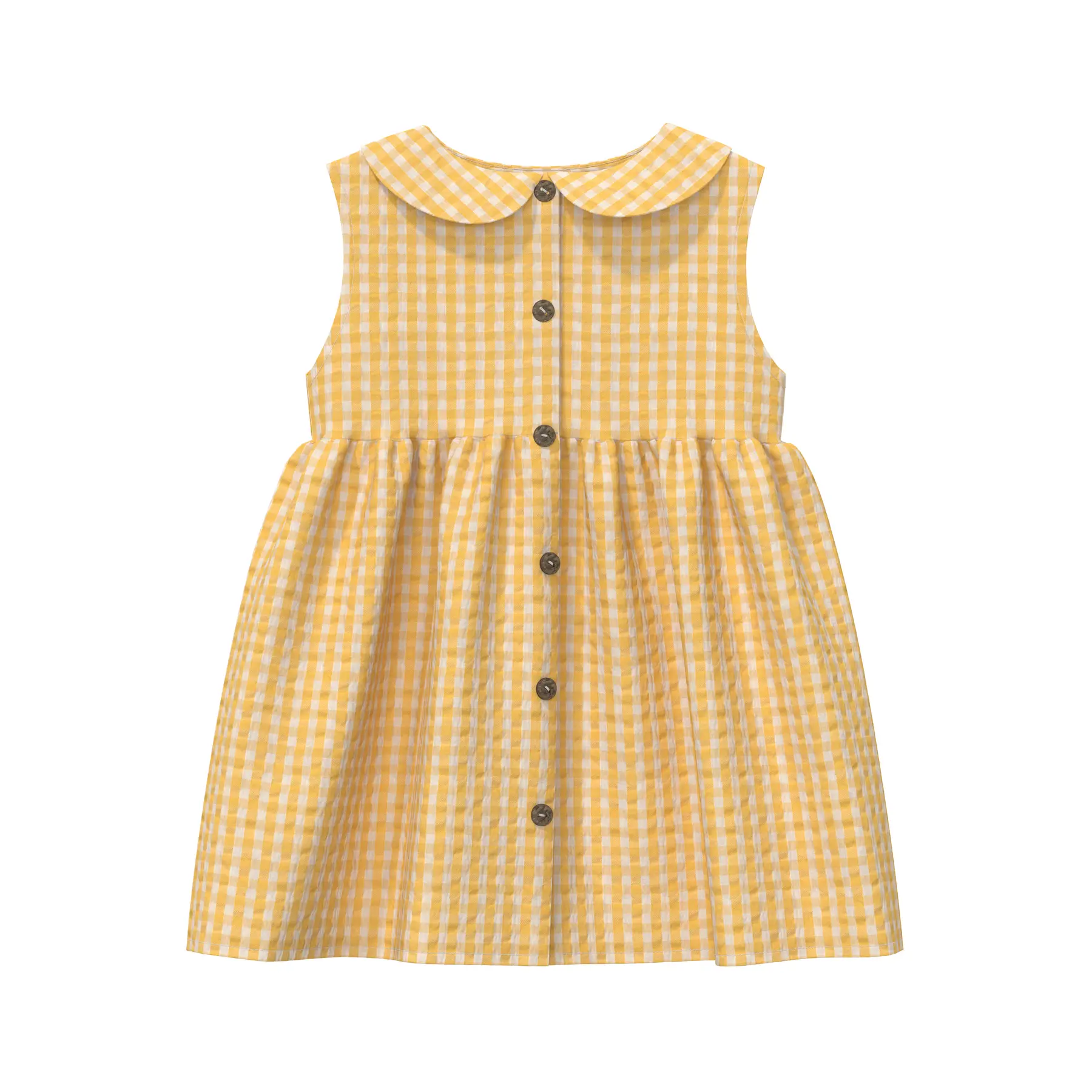 Robe à carreaux en coton avec body intégré et patte de boutonnage bébé fille s.Oliver Robe à carreaux en coton avec body intégré et patte de boutonnage bébé fille s.Oliver