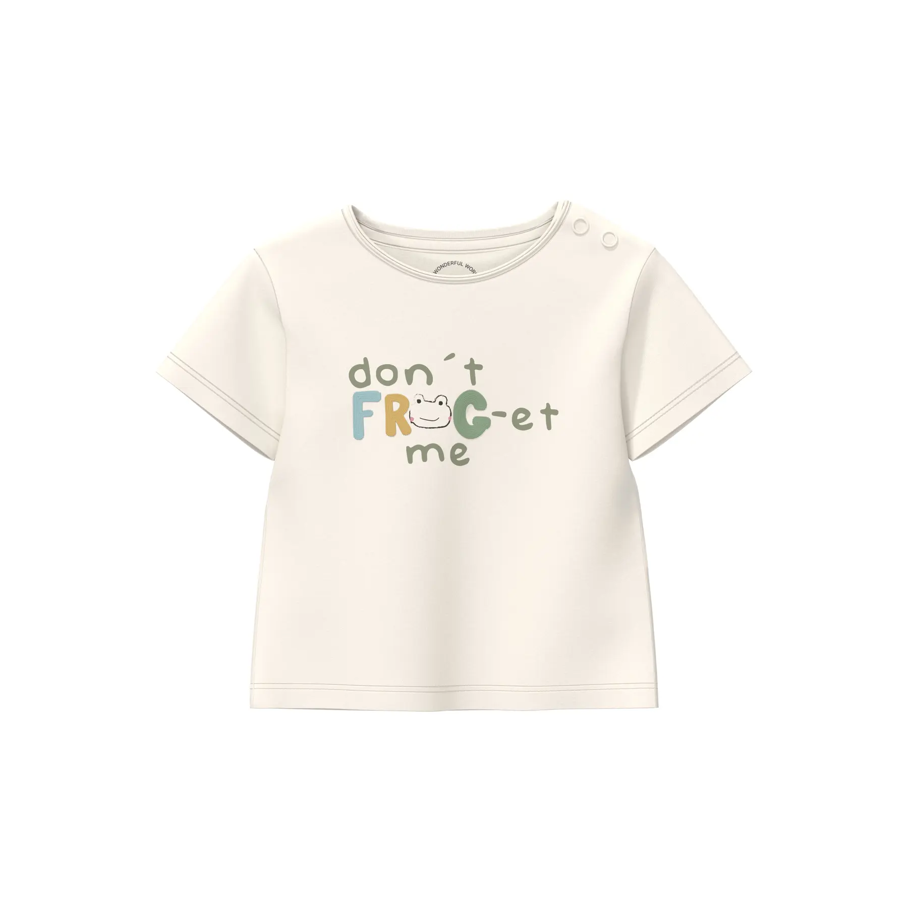 T-Shirt mit Rundhalsausschnitt und Stickerei für Babys s.Oliver