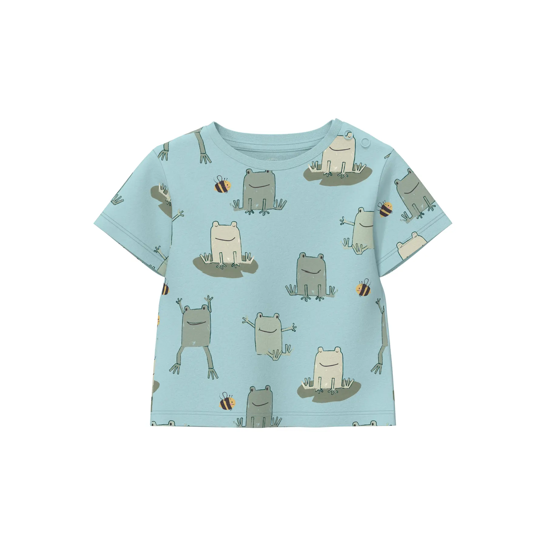 Allover-Print T-Shirt mit Druckknöpfen für Babys s.Oliver