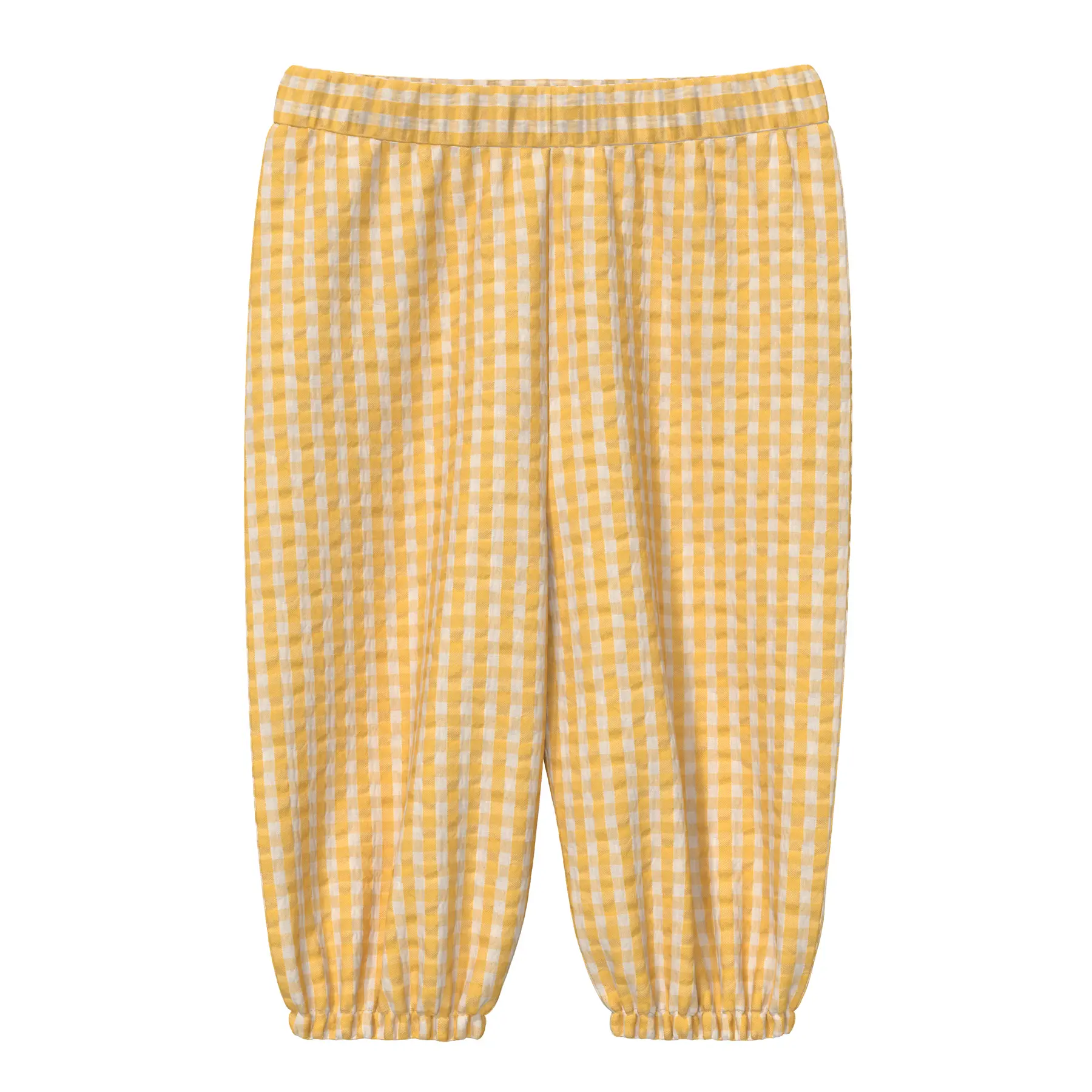 Karierte Hose mit elastischem Bund und elastischem Saum für Babys s.Oliver