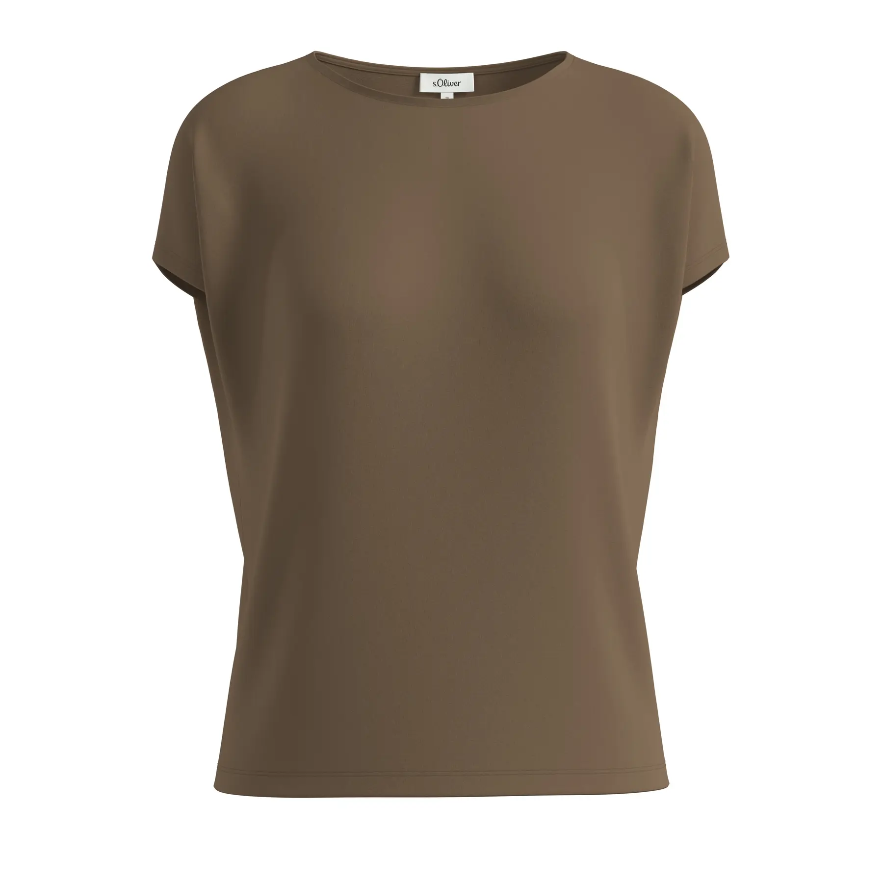 T-shirt en jersey fluide à épaules tombantes femme s.Oliver