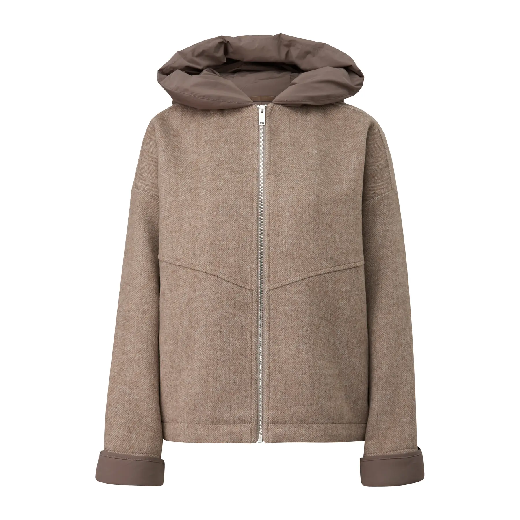 Giacca in lana bicolore con maniche a pipistrello donna s.Oliver