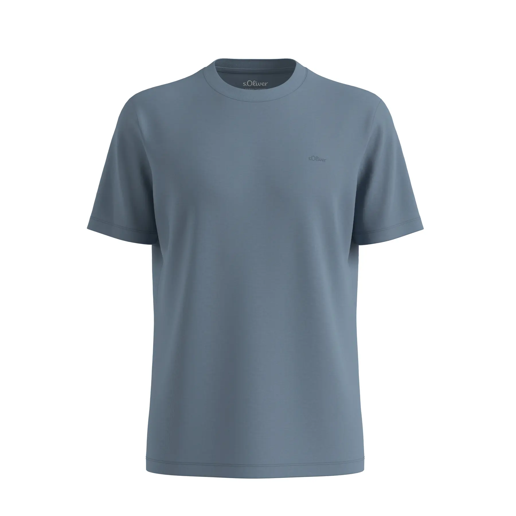 T-Shirt aus Baumwolle mit kleinem Drucklogo s.Oliver