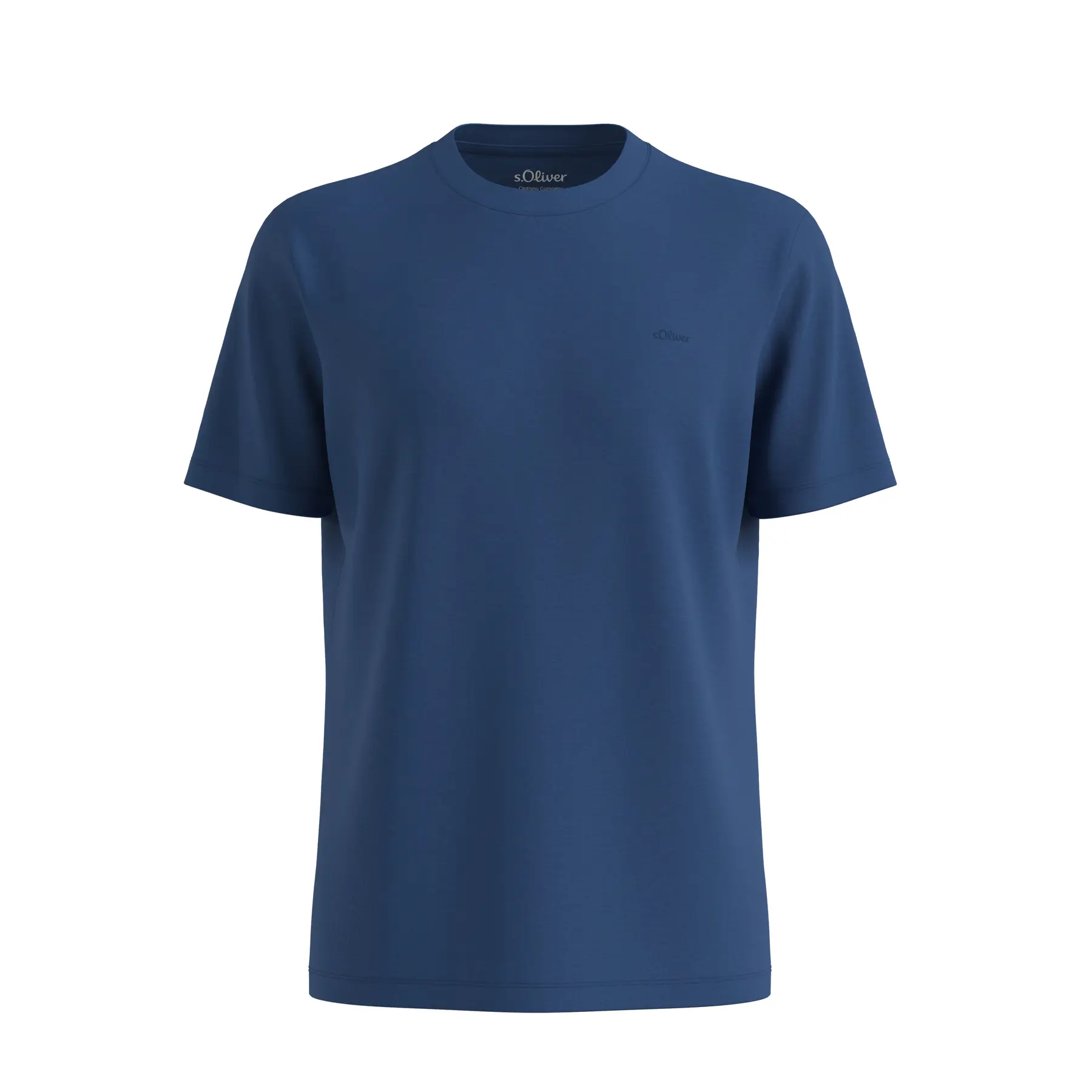 T-Shirt aus Baumwolle mit kleinem Drucklogo s.Oliver