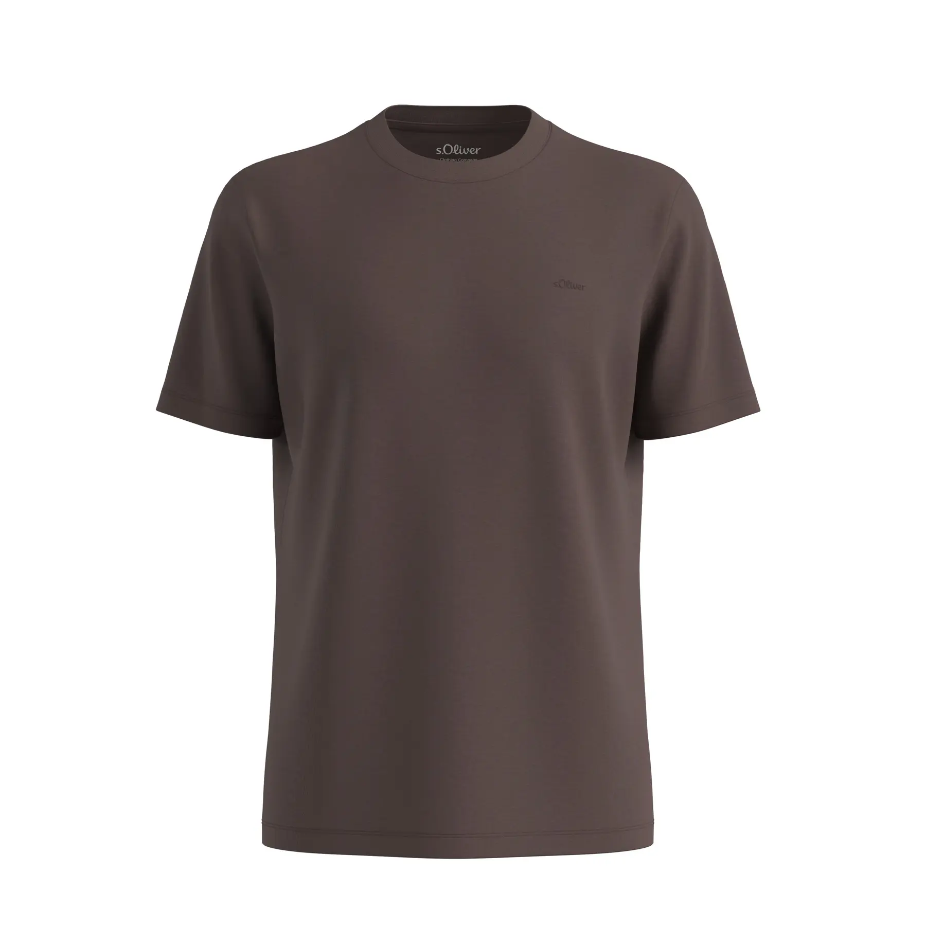 T-Shirt aus Baumwolle mit kleinem Drucklogo s.Oliver