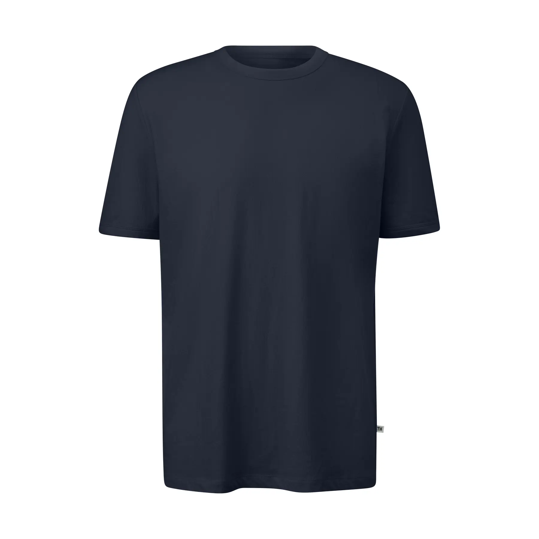 T-shirt in cotone misto con colletto rotondo s.Oliver