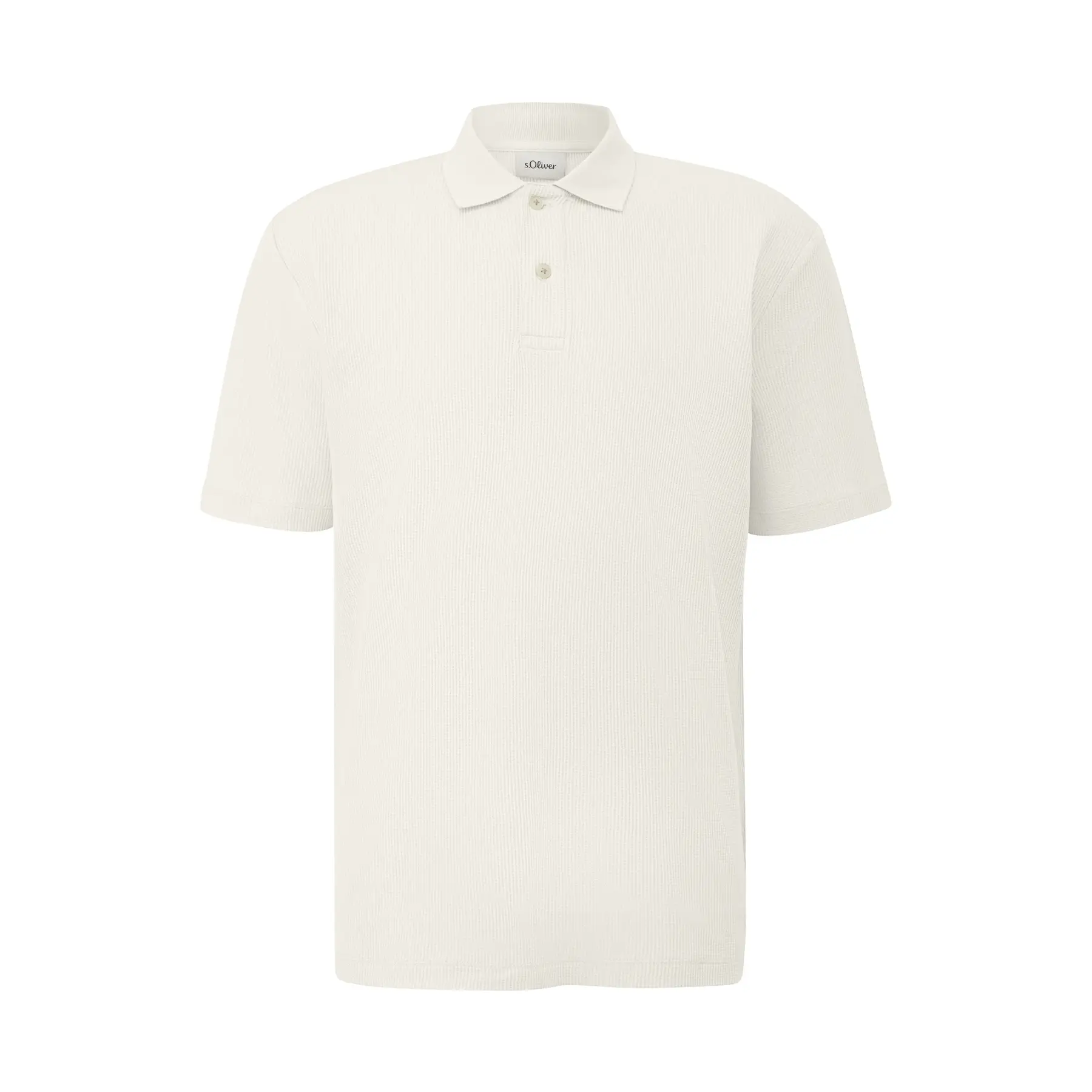 Polo in piqué goffrato s.Oliver