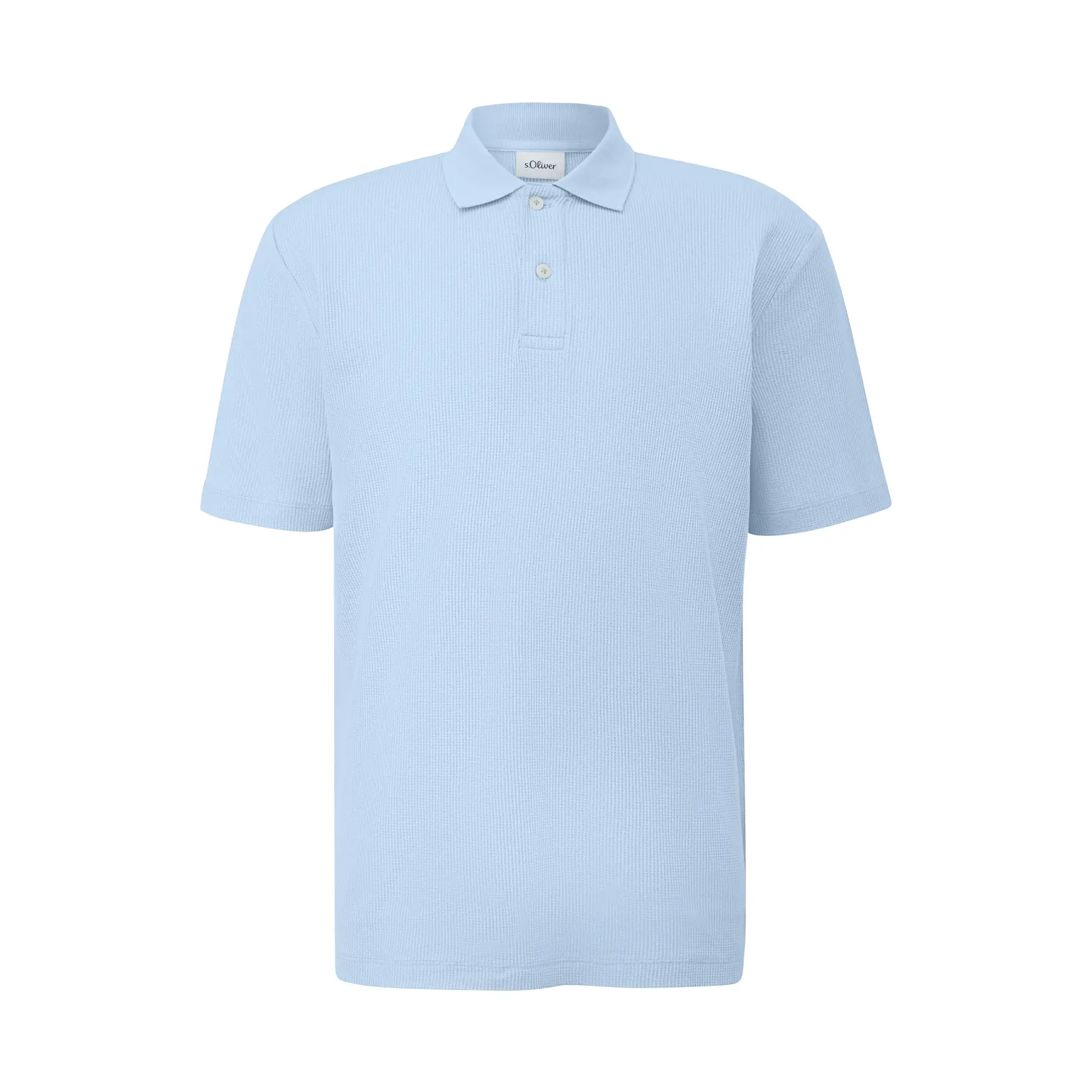 Polo in piqué goffrato s.Oliver