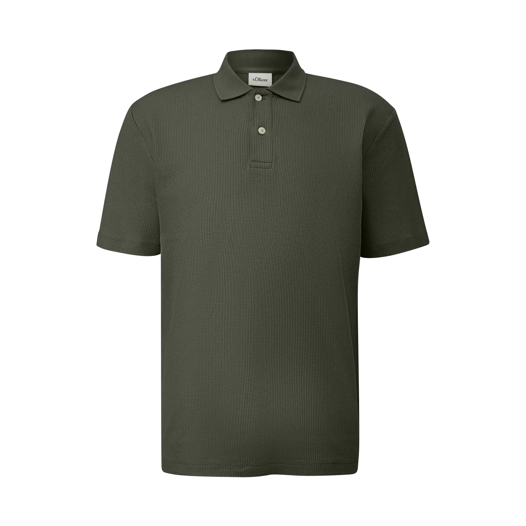 Polo in piqué goffrato s.Oliver