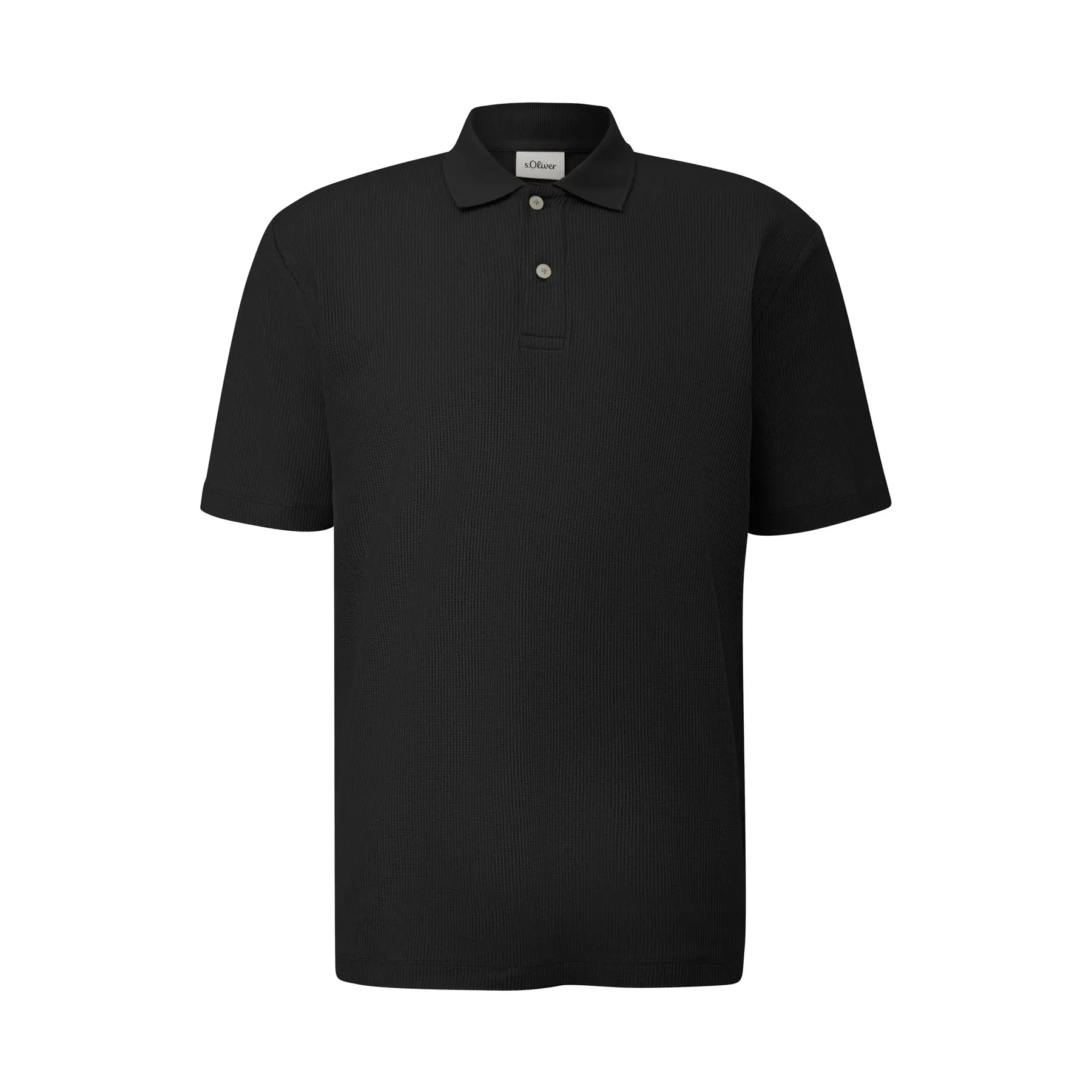 Polo in piqué goffrato s.Oliver