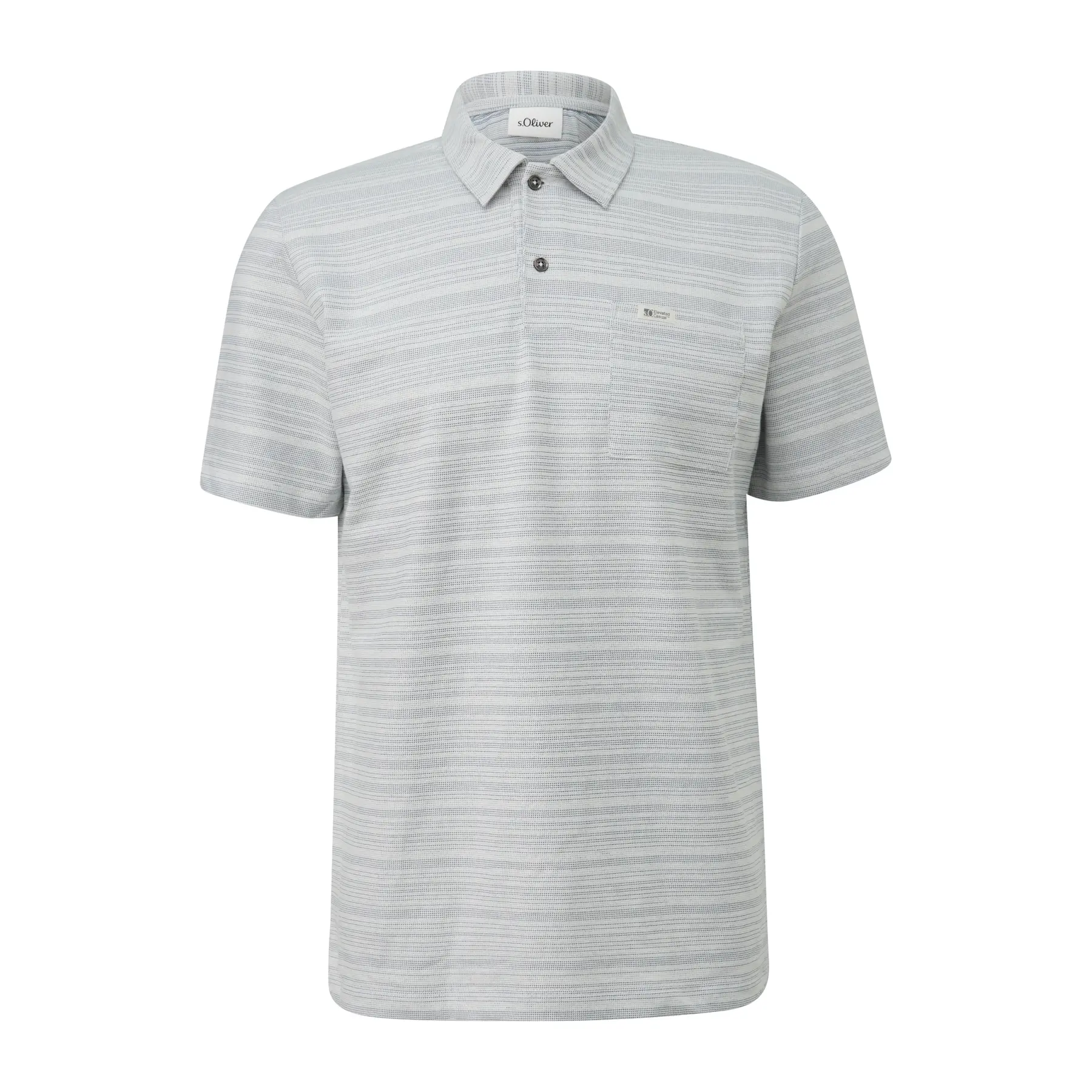 Polo in cotone misto con tasca sul petto s.Oliver