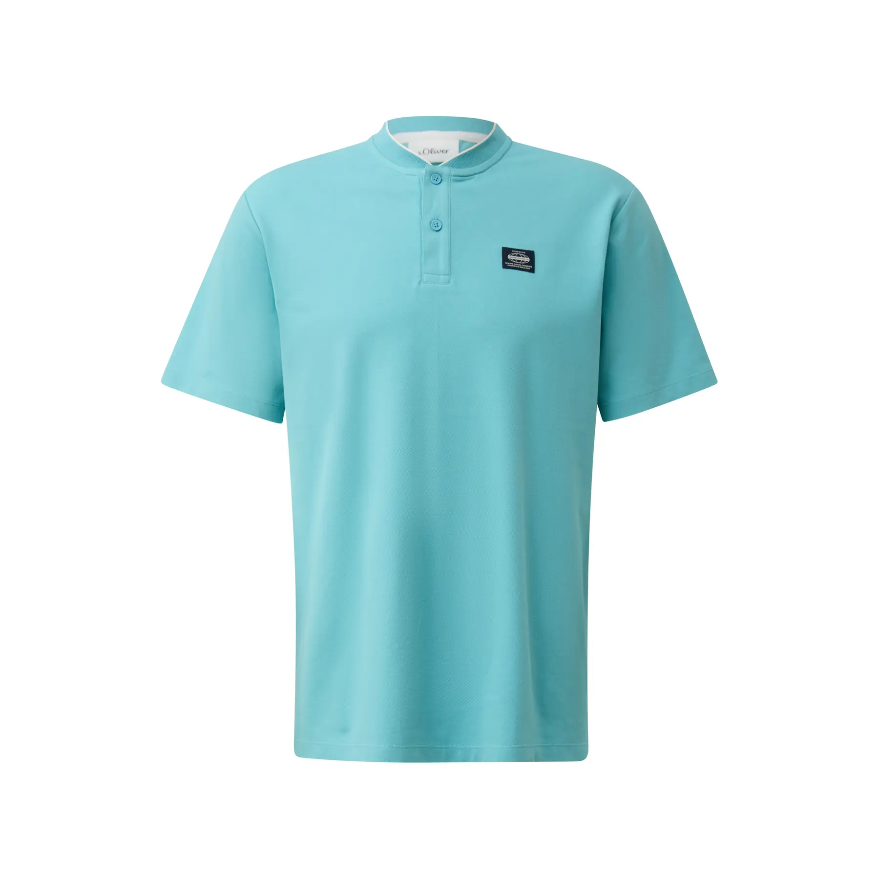 Polo Standard aus Baumwollmischung mit Piqué-Struktur s.Oliver