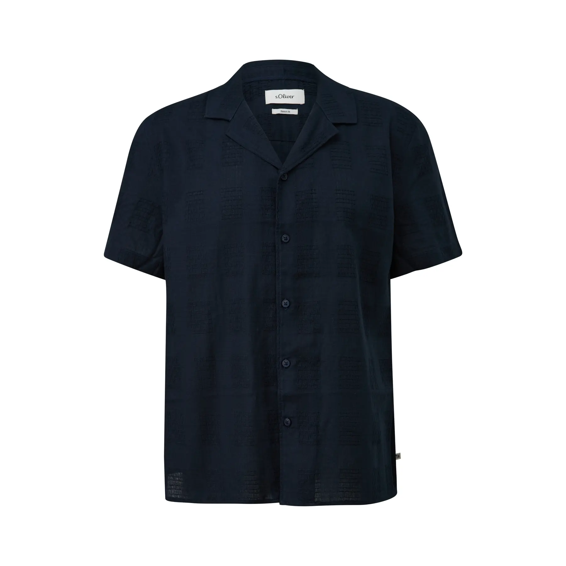 Chemise di qualità in piqué con bottoniera s.Oliver