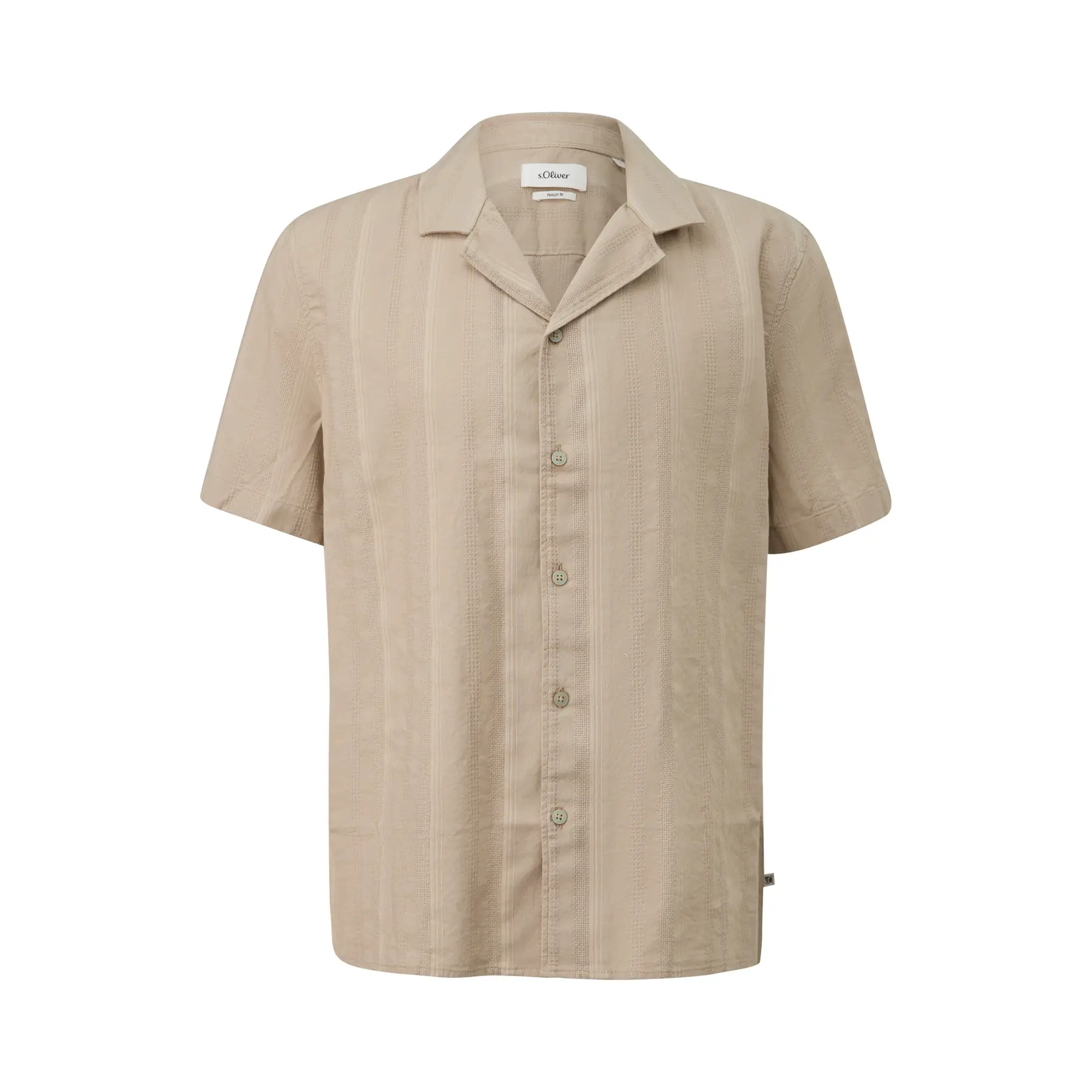 Chemise di qualità in piqué con bottoniera s.Oliver