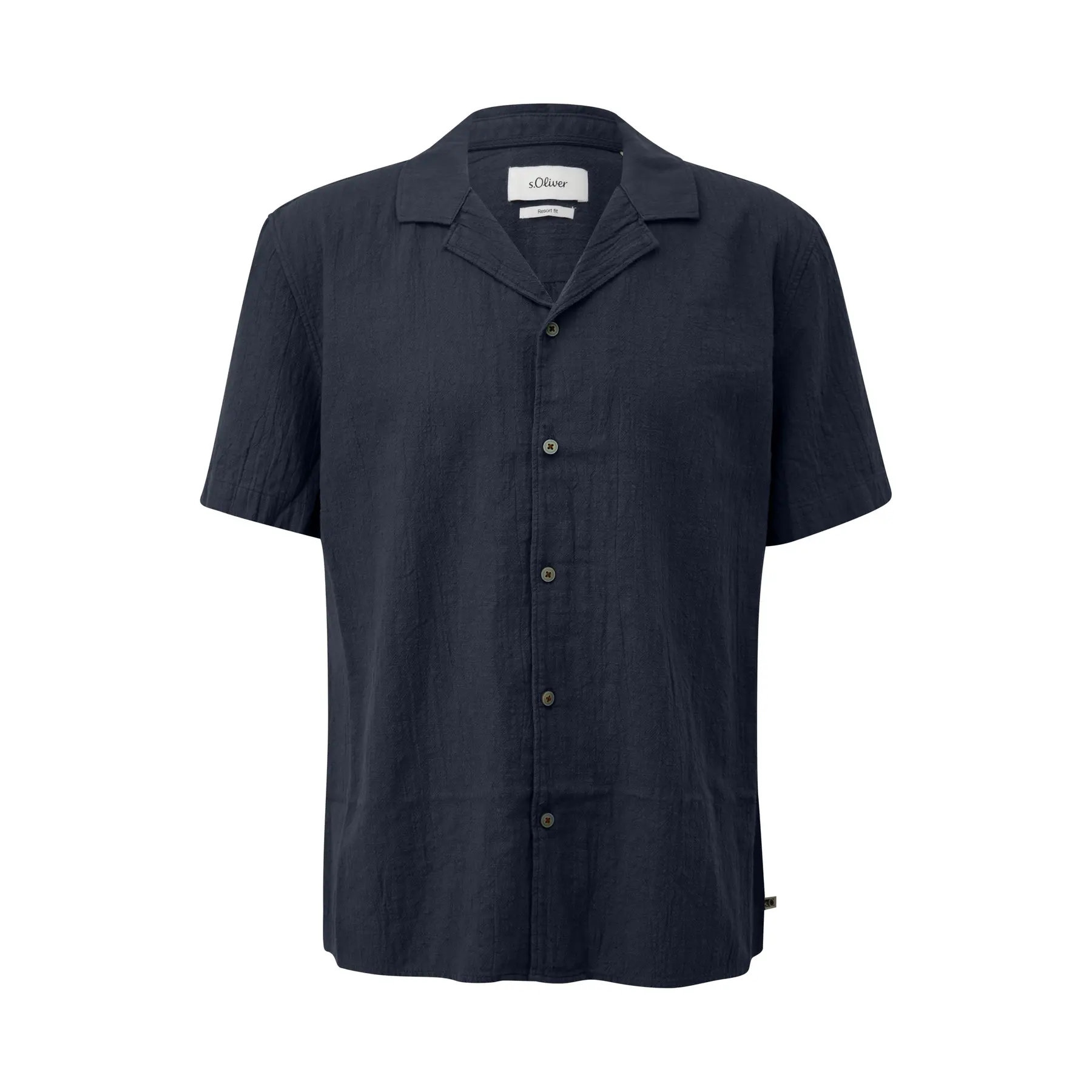 Camicia morbida con patta di bottone s.Oliver