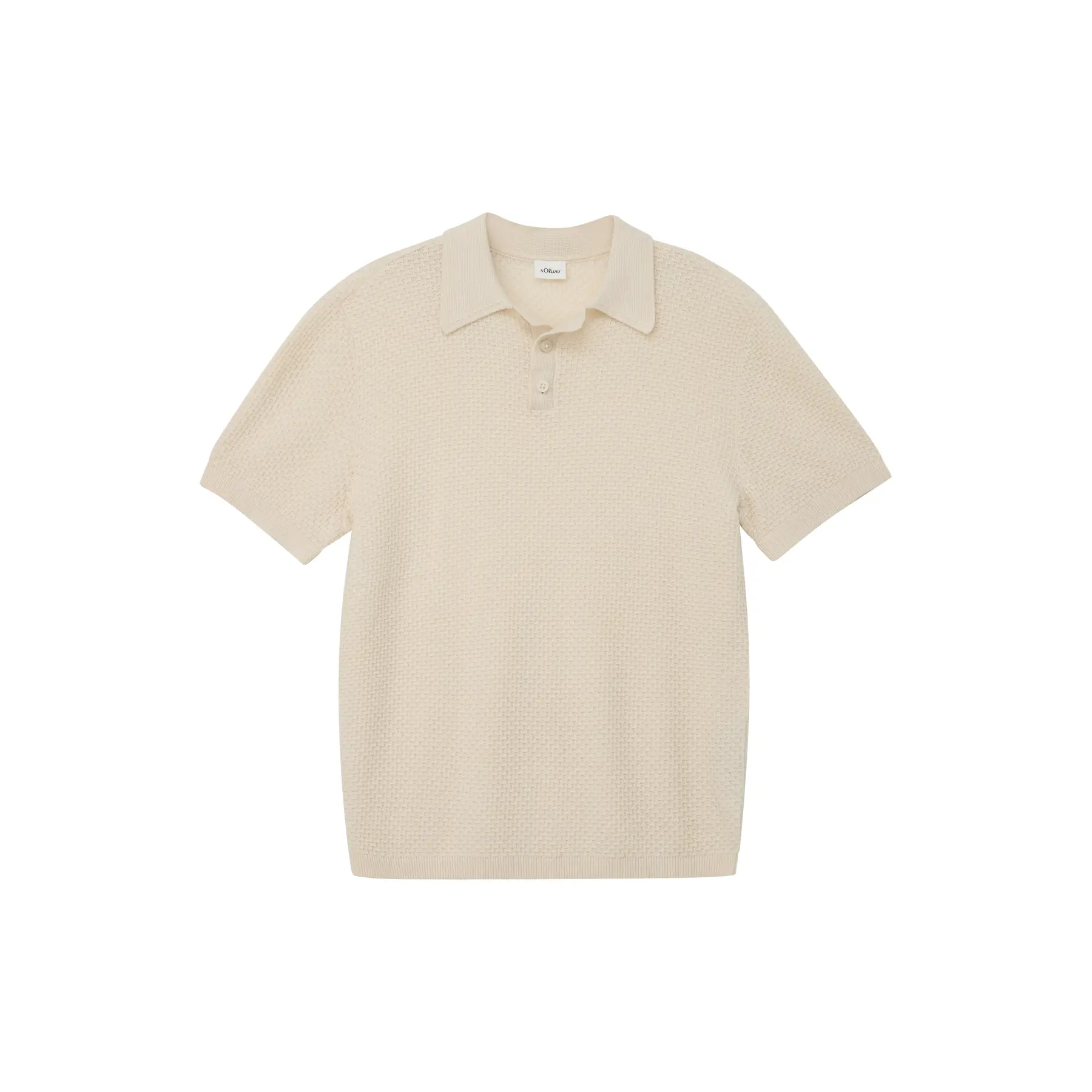 Polo en maille légère de coton mélangé coupe droite enfant s.Oliver Polo en maille légère de coton mélangé coupe droite enfant s.Oliver