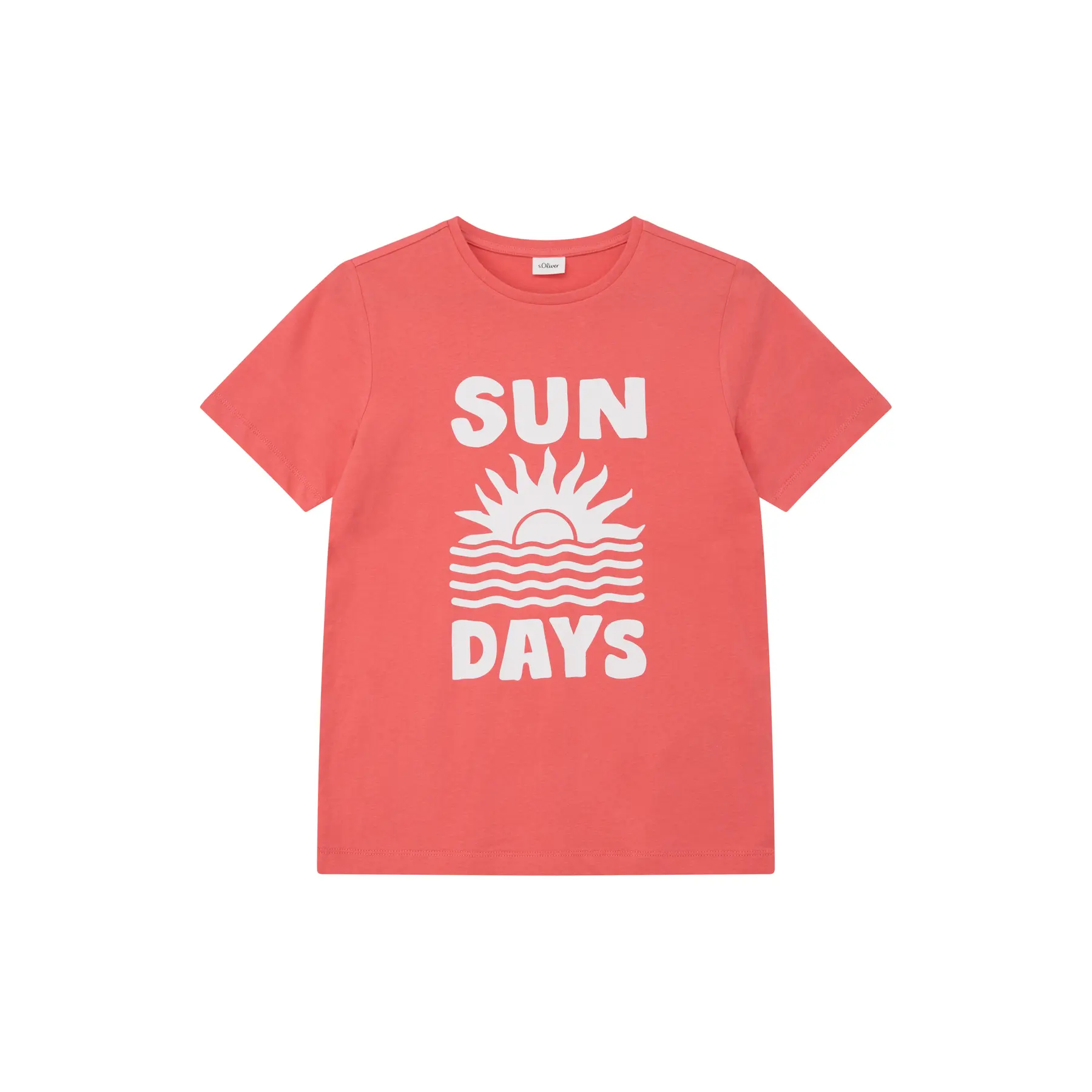 T-shirt van jersey met wisselende print kind s.Oliver
