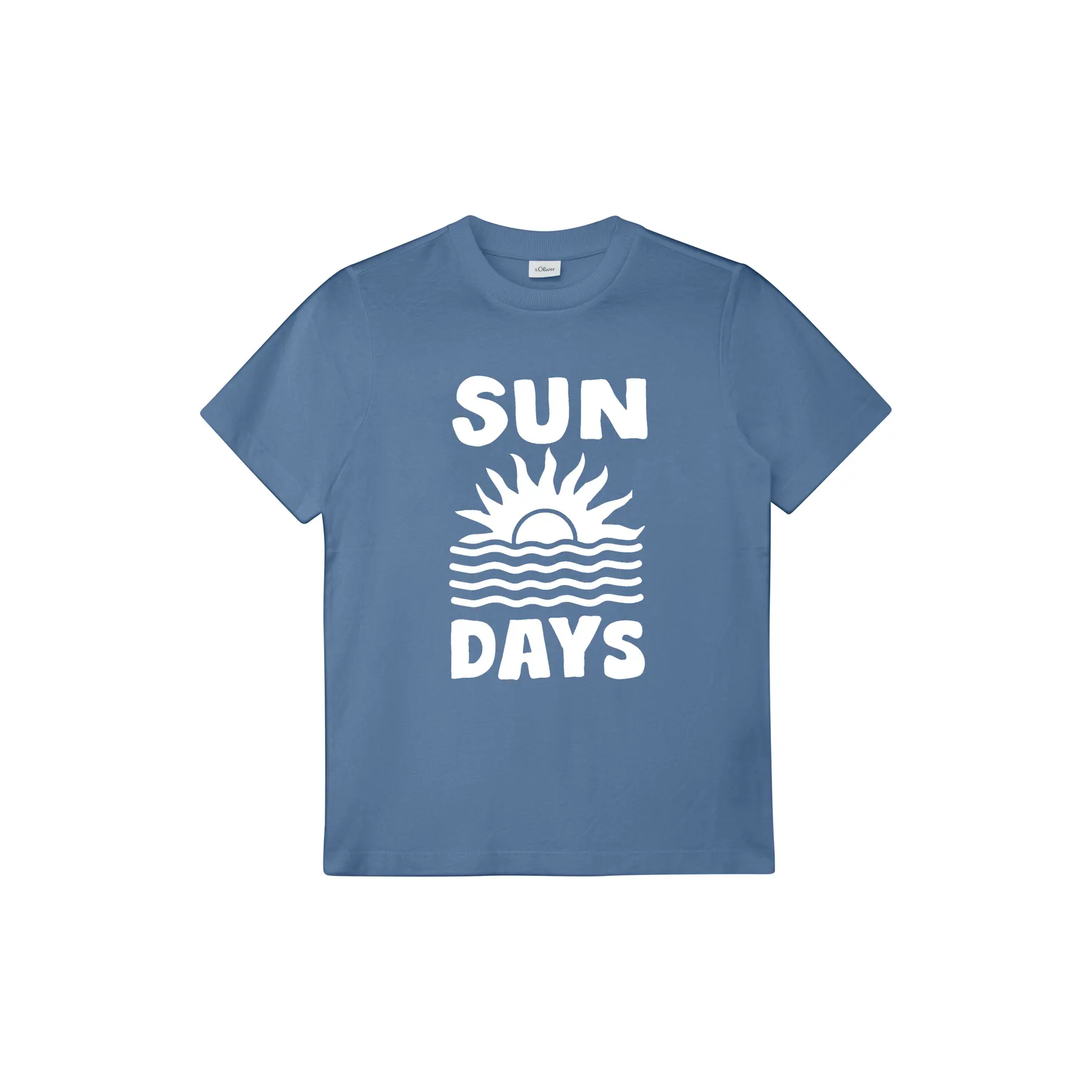 T-shirt van jersey met wisselende print kind s.Oliver