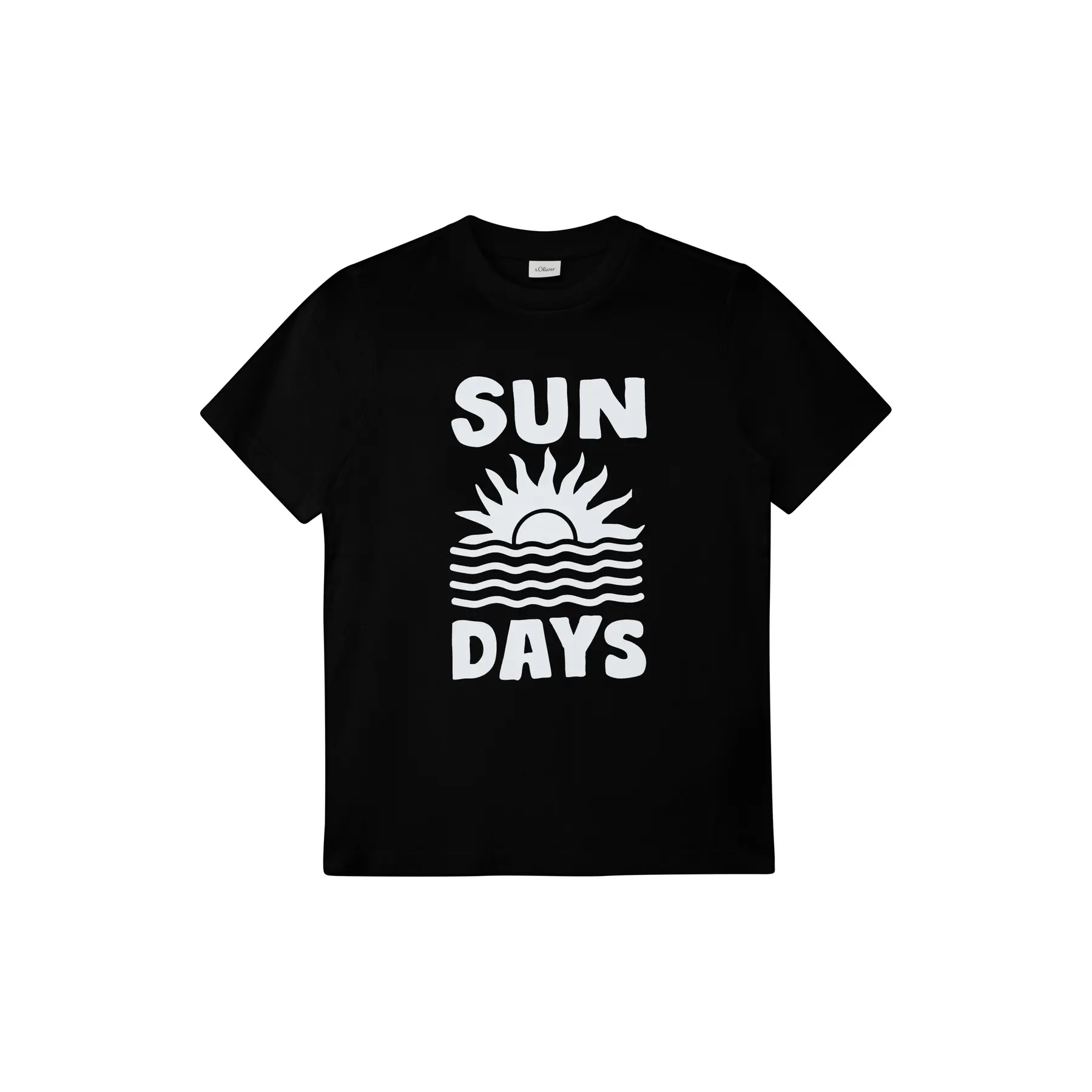 T-shirt van jersey met wisselende print kind s.Oliver