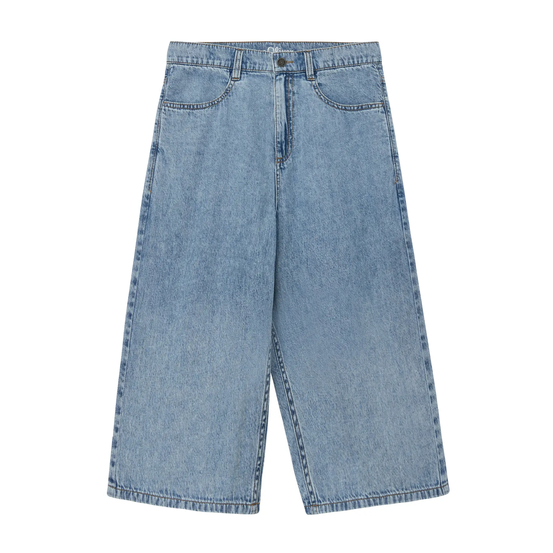 Jeans Loose Skater a gamba larga taglio dritto vita media effetto sbiadito bambino s.Oliver