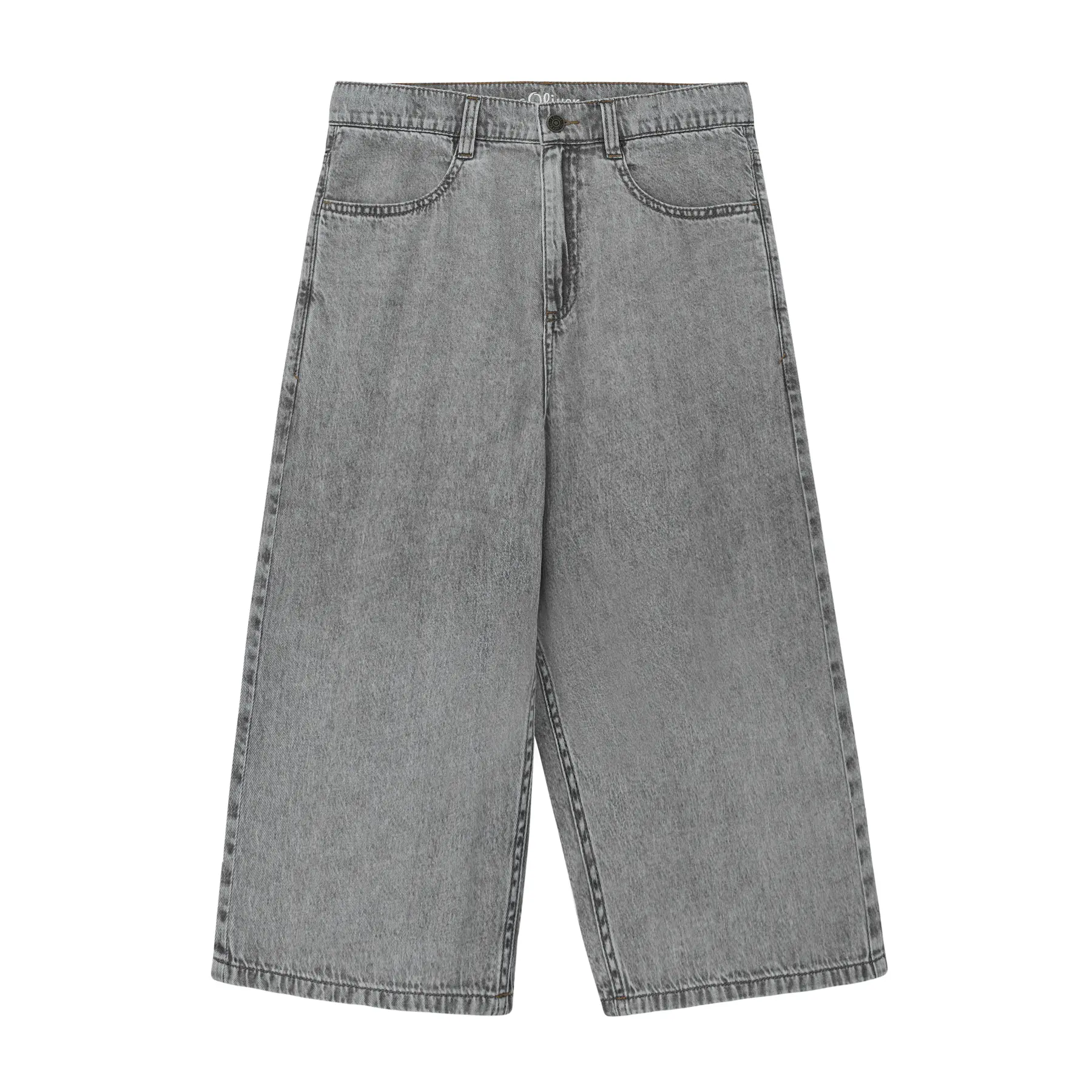 Jeans Loose Skater coupe droite taille mi-haute Jambe large aspect délavé enfant s.Oliver Jeans Loose Skater coupe droite taille mi-haute Jambe large aspect délavé enfant s.Oliver
