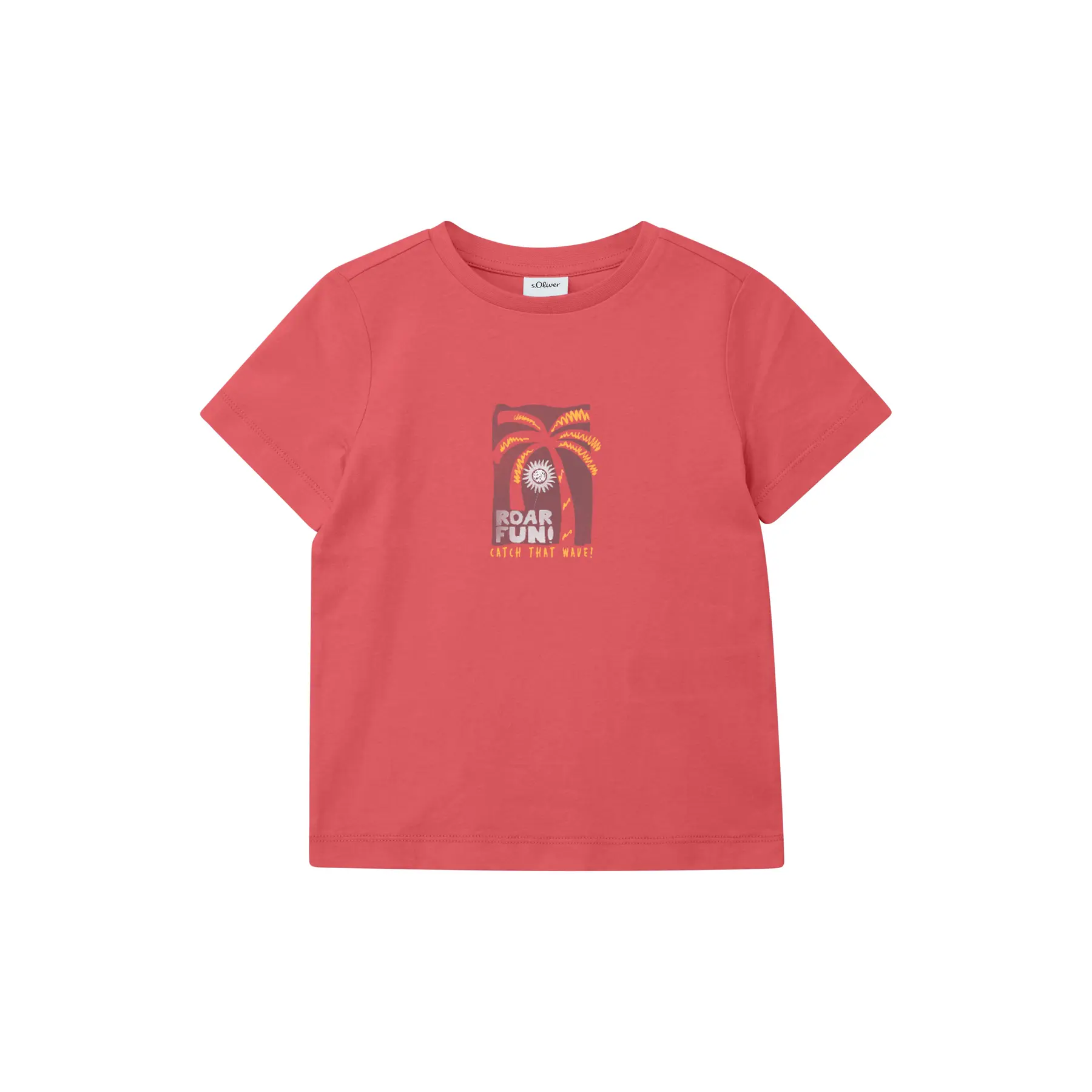 T-shirt in jersey con stampa Foam bambino s.Oliver