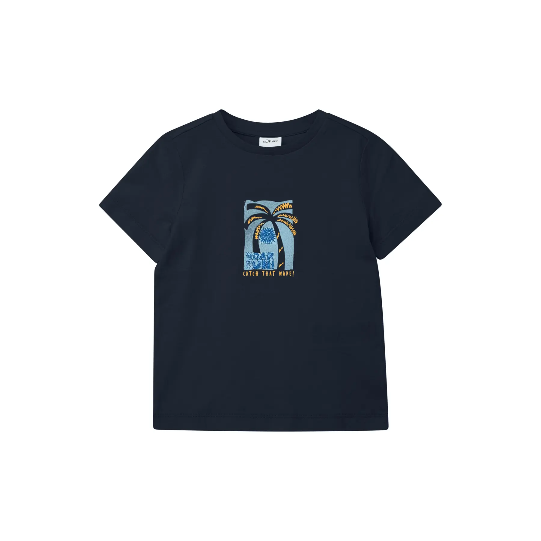 T-shirt in jersey con stampa Foam bambino s.Oliver