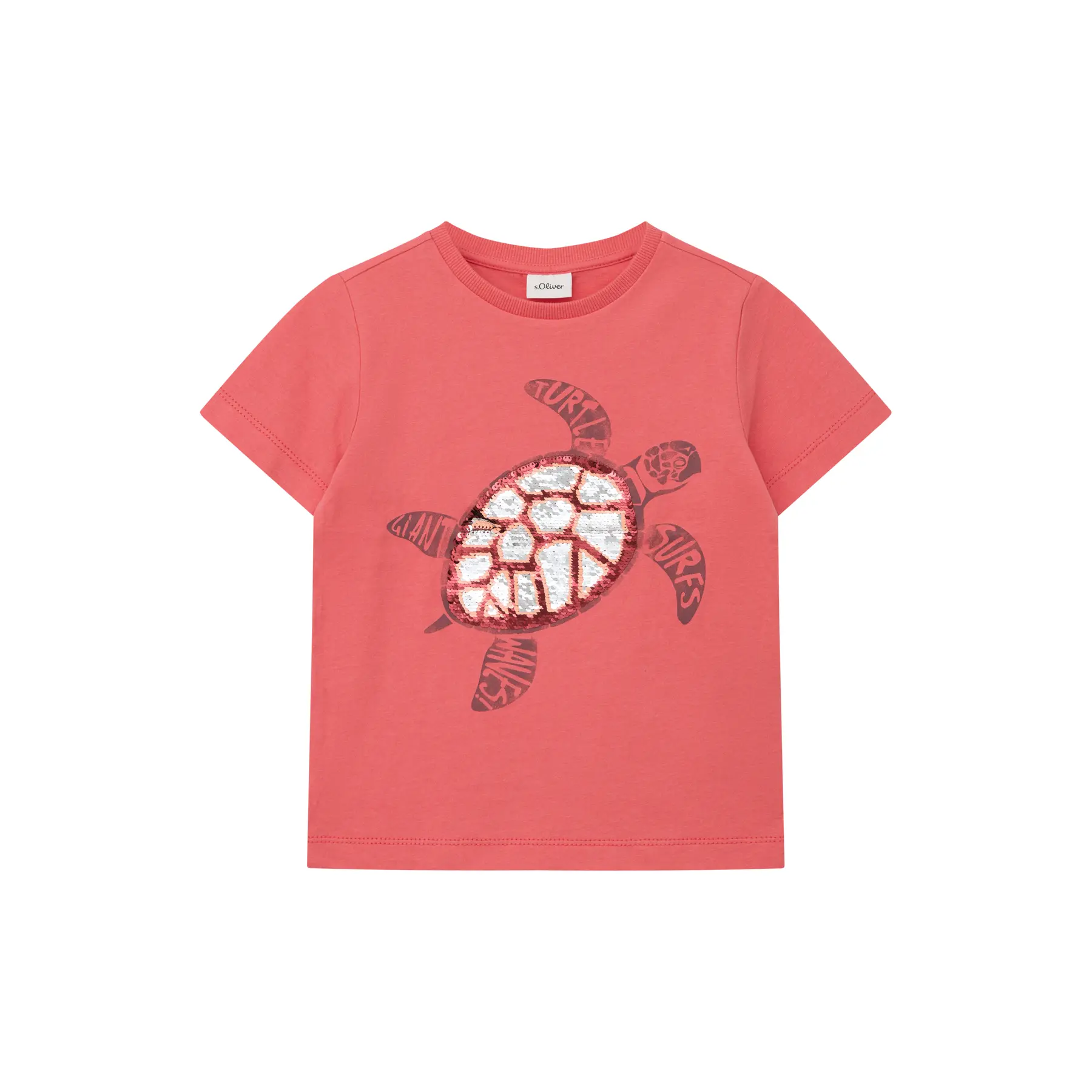 T-shirt Kind s.Oliver à sequins réversibles