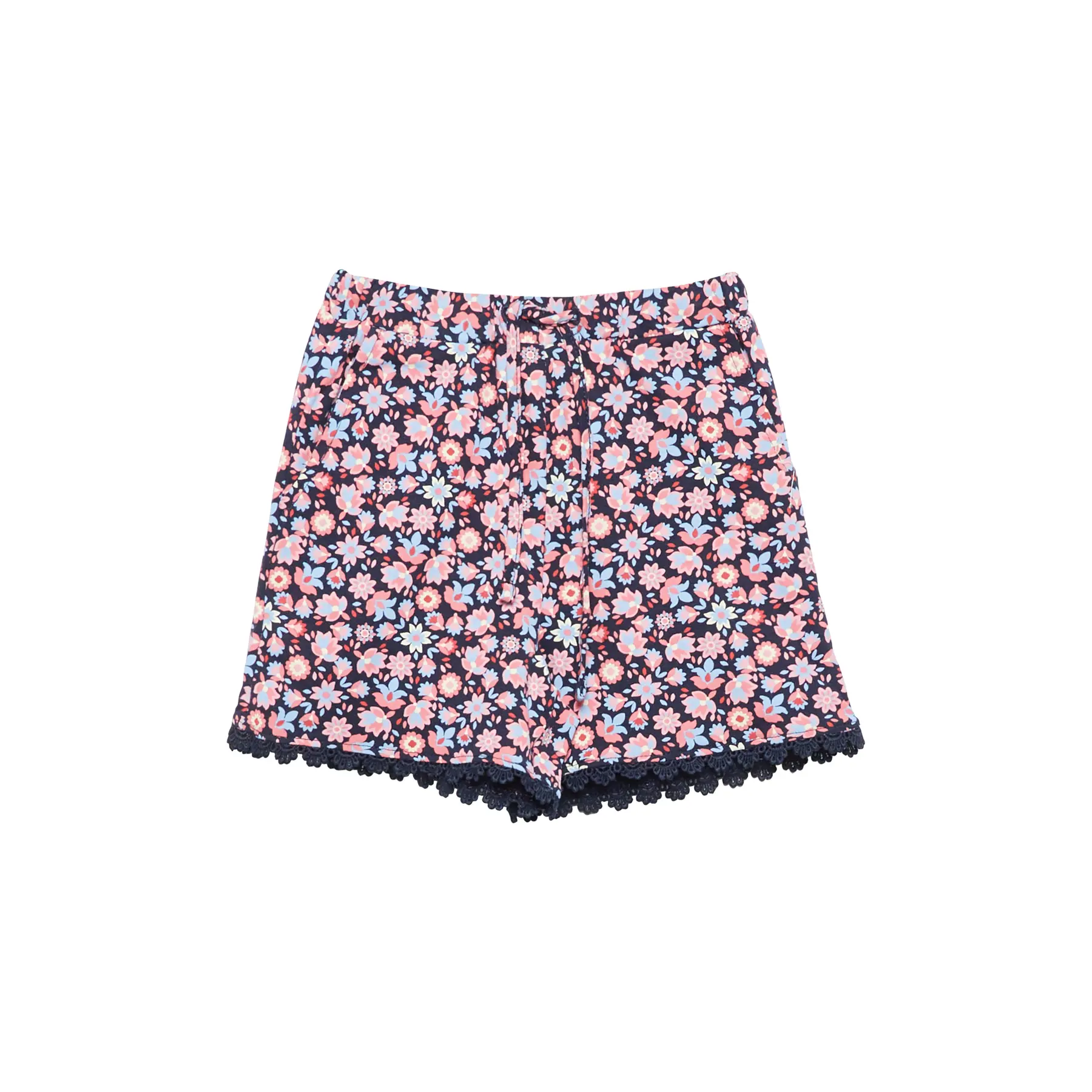 Pantaloni corti in jersey con stampa all-over / Taglio ampio / Vita alta / Gamba larga per bambina s.Oliver