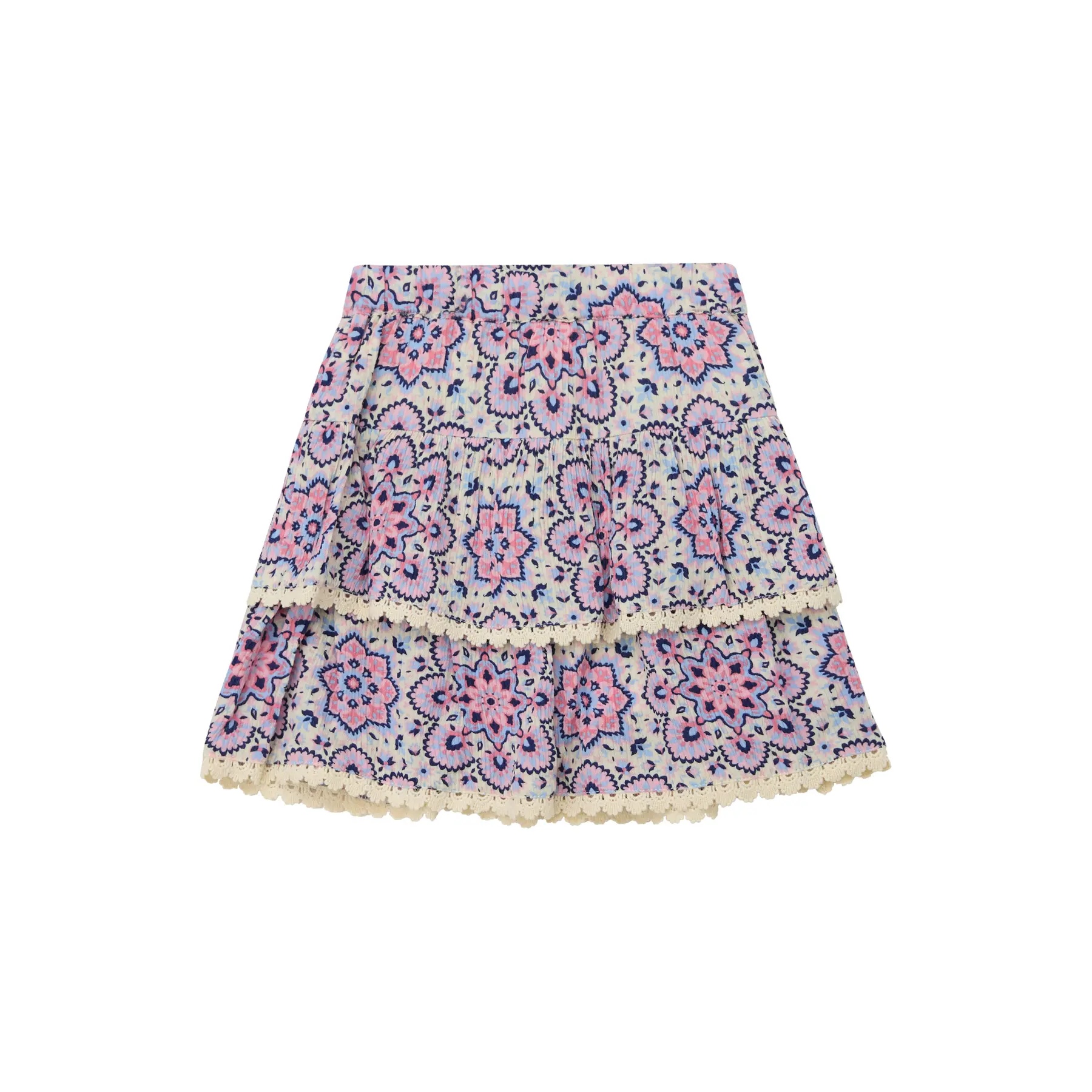 Gonna corta con culotte integrata e stampa all-over bambina s.Oliver