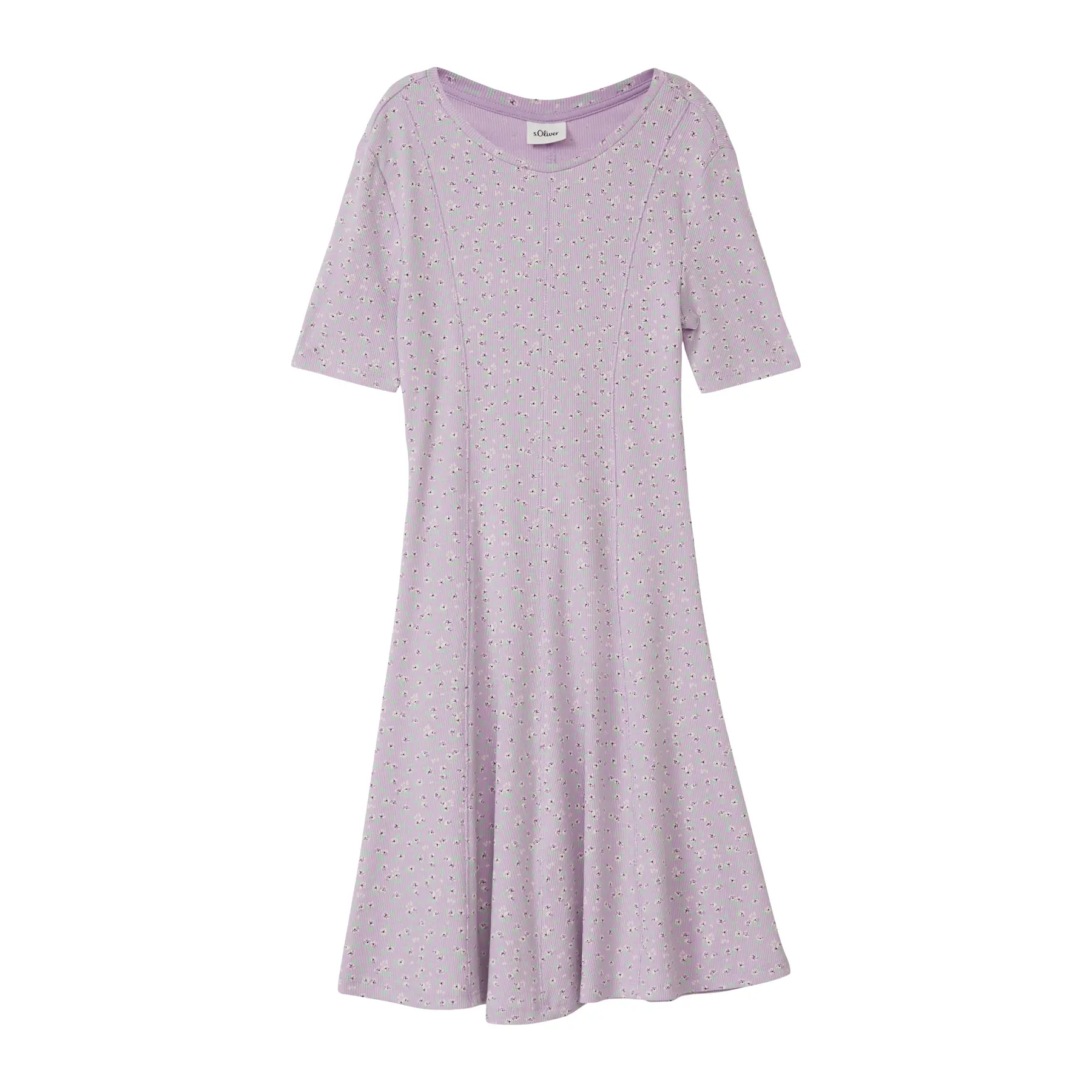 Robe en coton mélangé stretch avec imprimé all-over fille s.Oliver