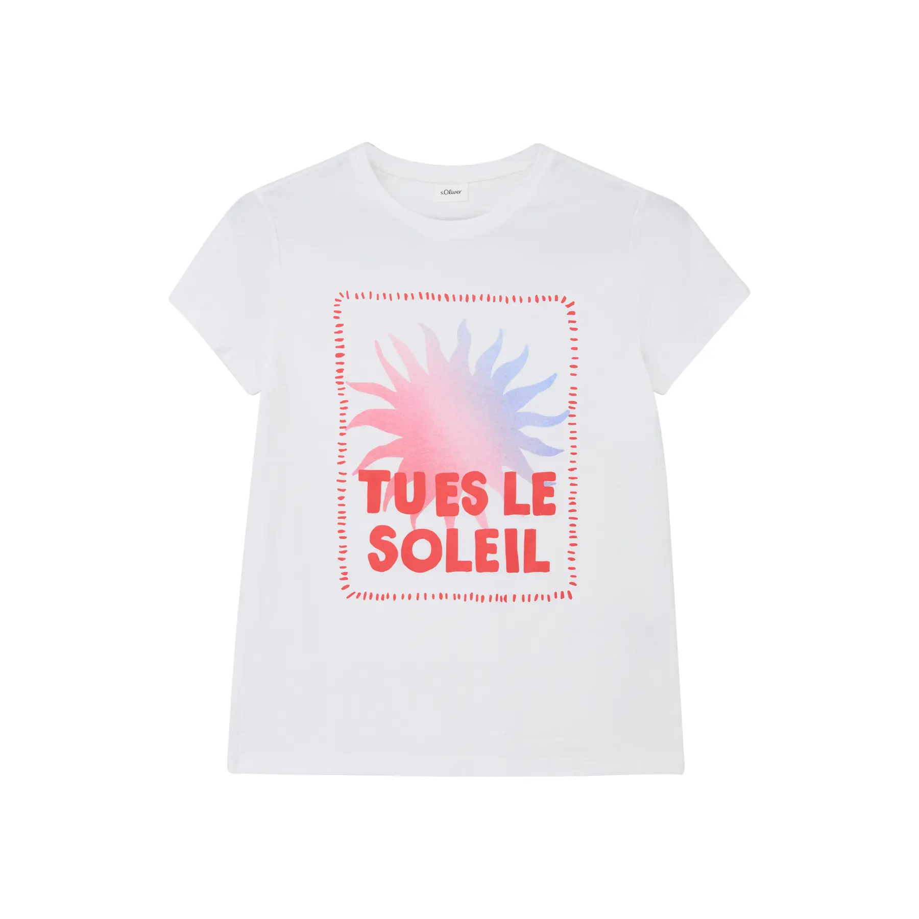 T-shirt Met Relaxte Pasvorm Met Veranderlijke Rubberprint Meisje s.Oliver