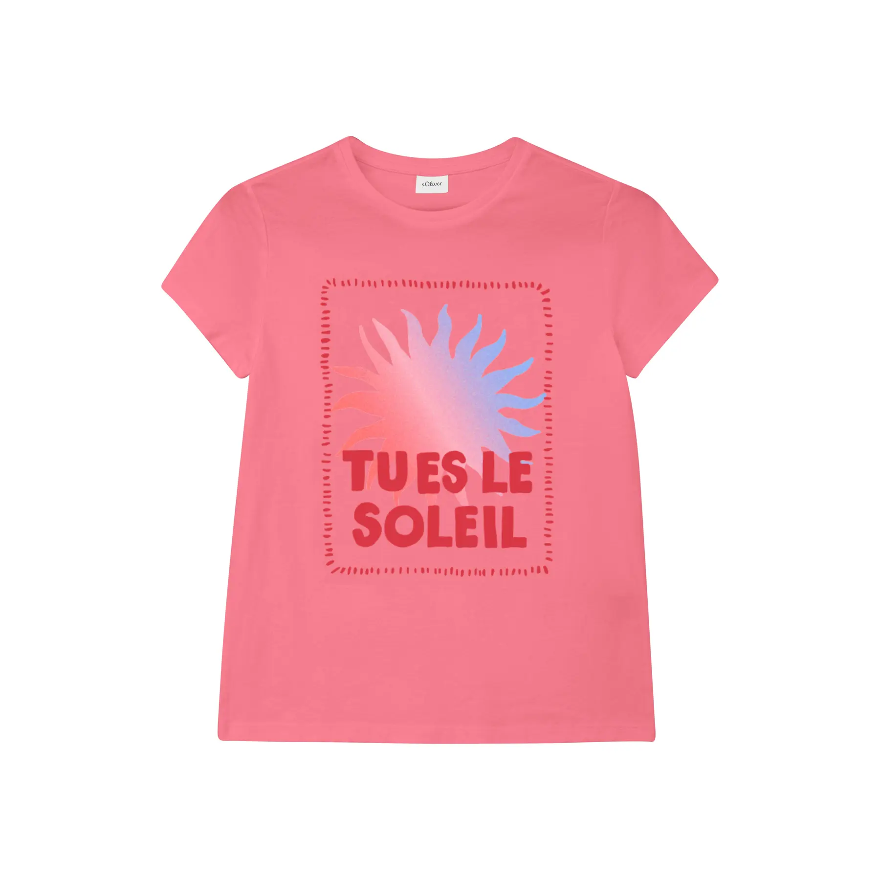T-shirt Met Relaxte Pasvorm Met Veranderlijke Rubberprint Meisje s.Oliver