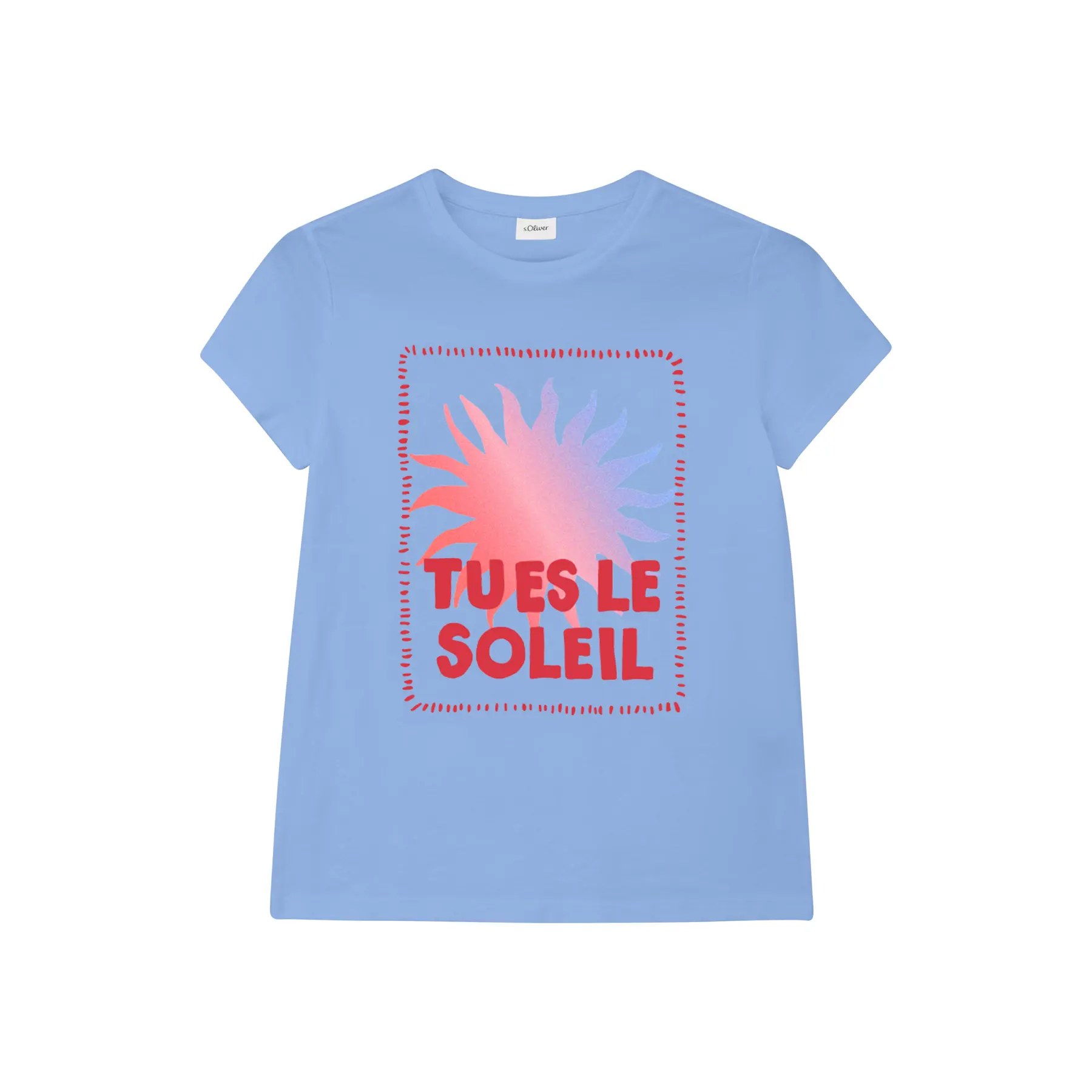 T-shirt Met Relaxte Pasvorm Met Veranderlijke Rubberprint Meisje s.Oliver