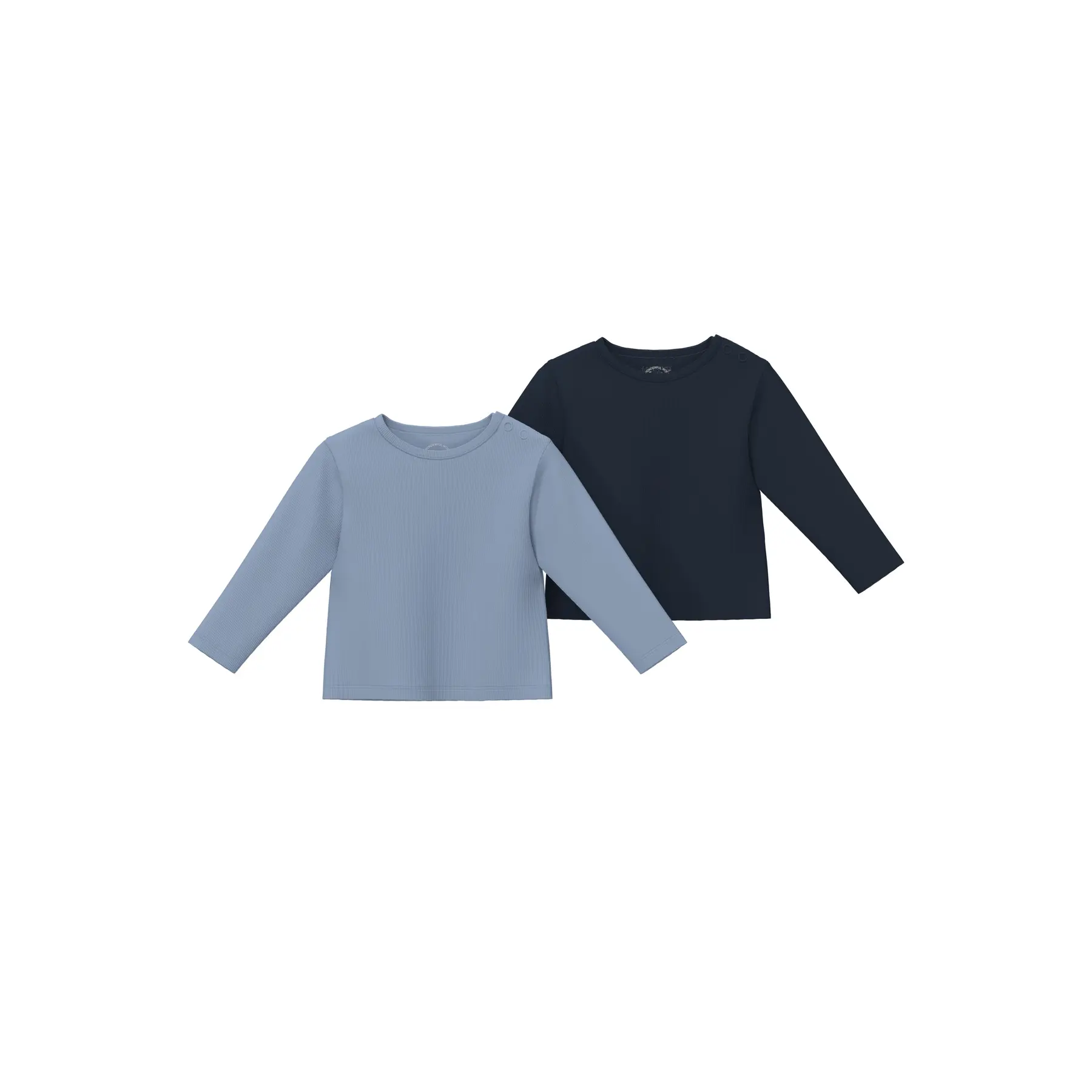 Langarmshirt, Allover-Print und uni für Babys s.Oliver (x2)