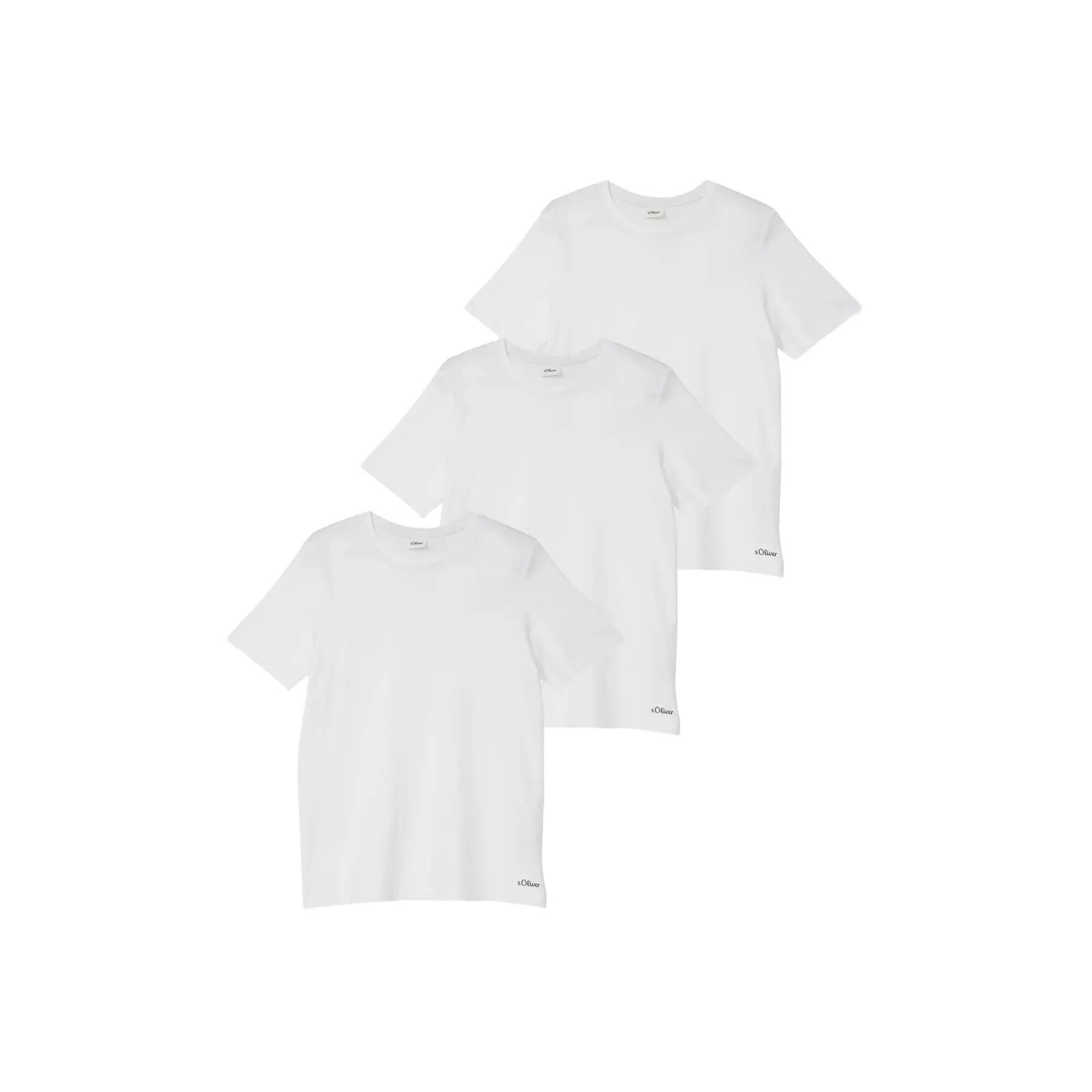T-shirt con stampa logo taglie grandi ragazza s.Oliver (x3)