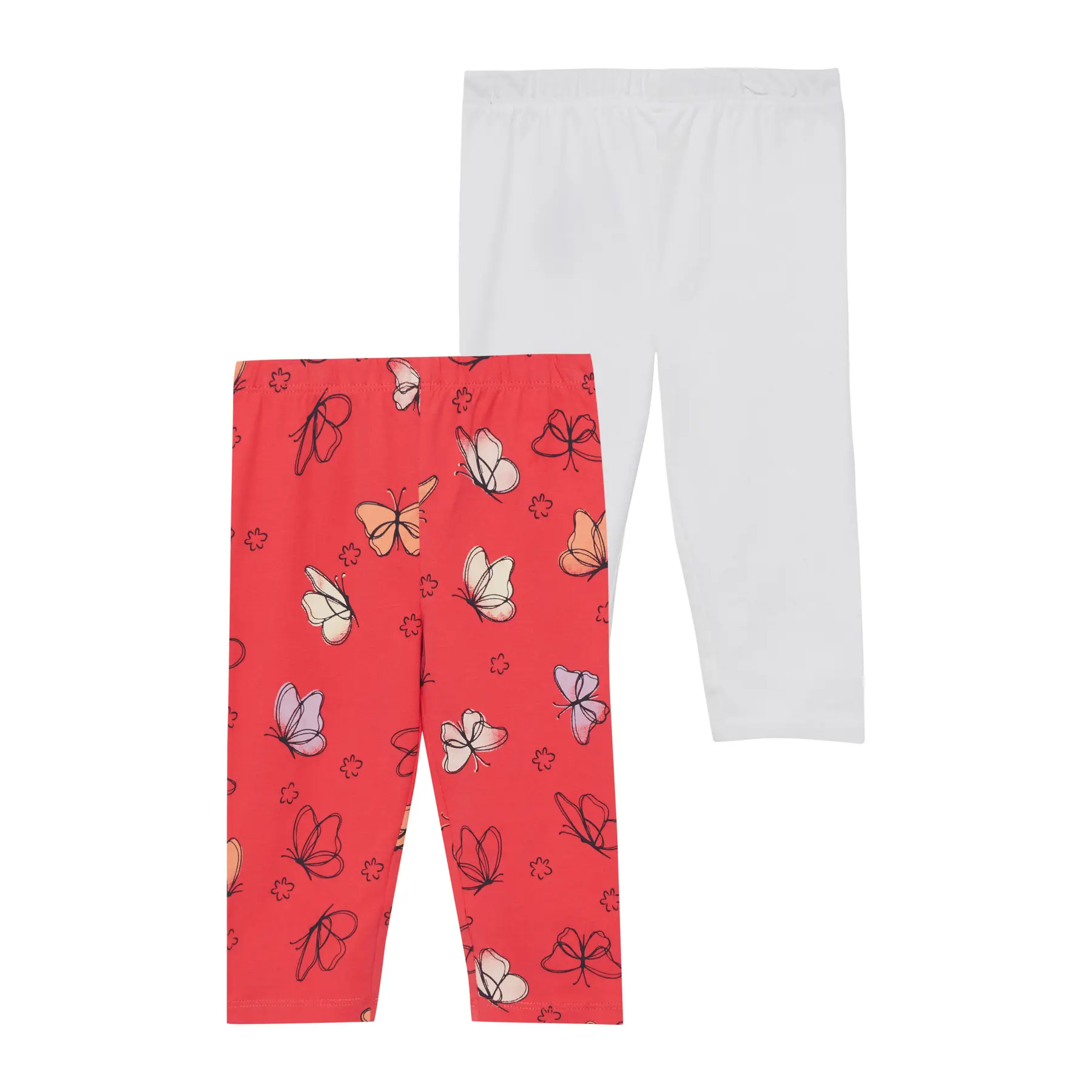 Legging capri uni et imprimé all-over en grandes tailles fille s.Oliver (x2) Legging capri uni et imprimé all-over en grandes tailles fille s.Oliver (x2)