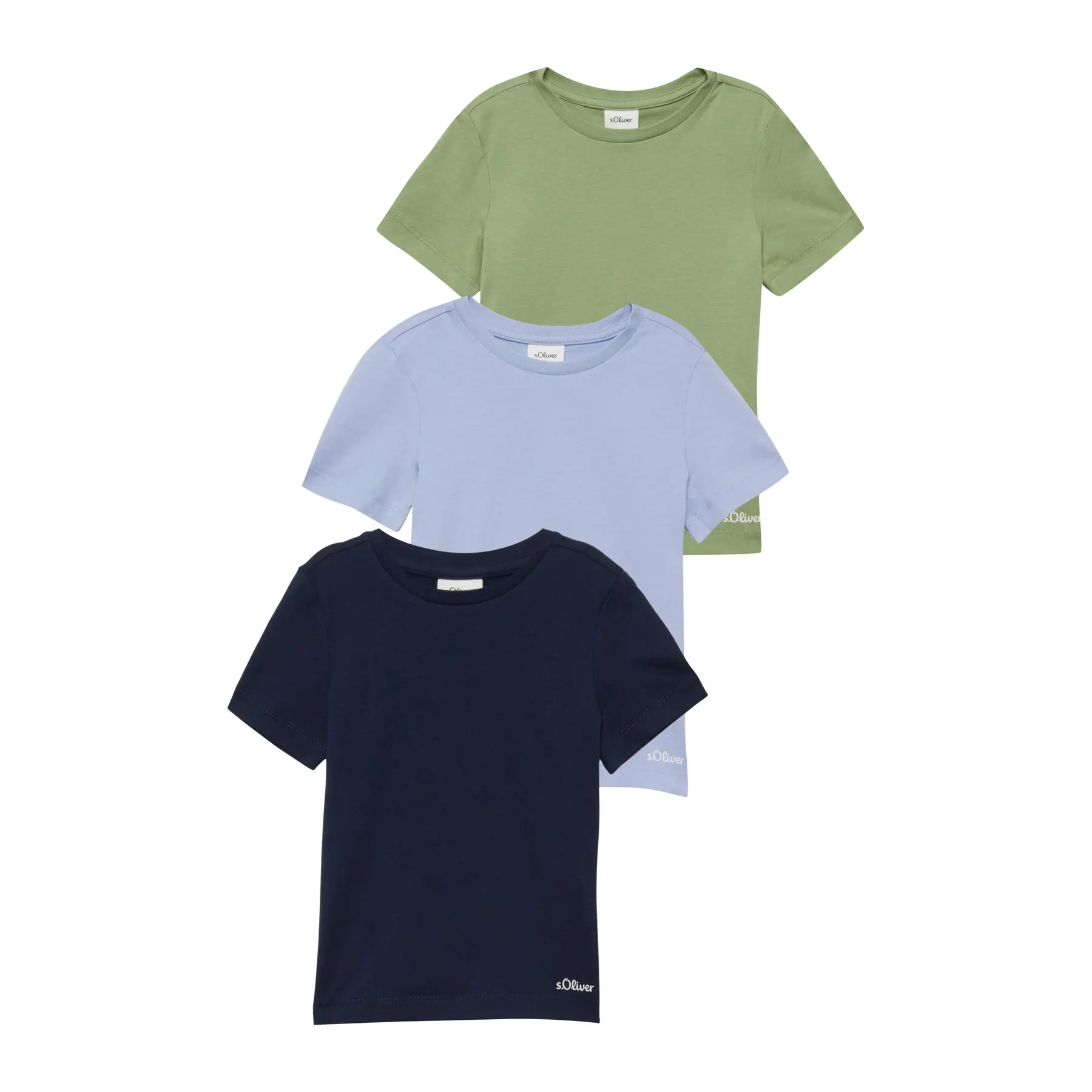 T-shirt con stampa logo ragazza s.Oliver (x3)