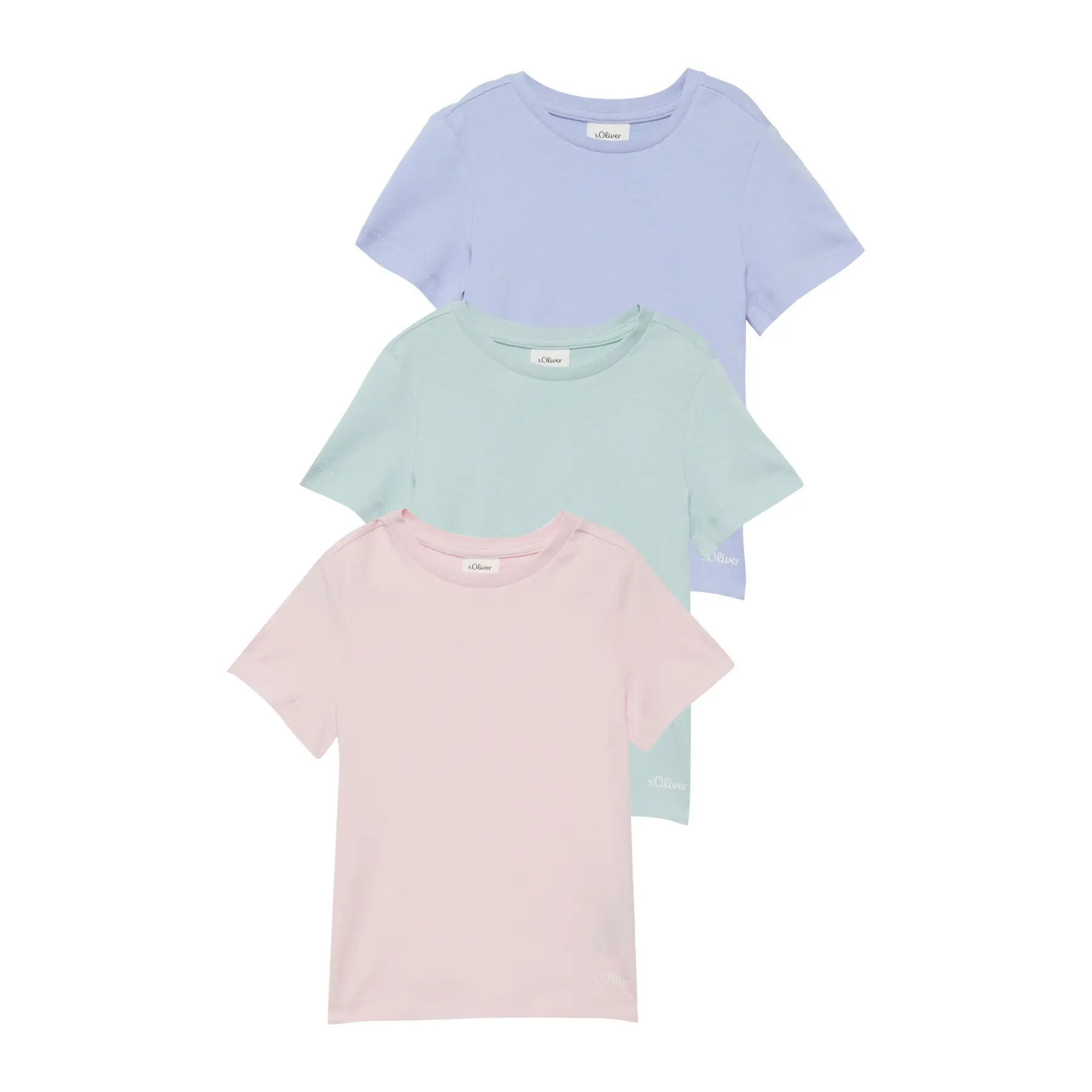 T-shirt con stampa logo ragazza s.Oliver (x3)