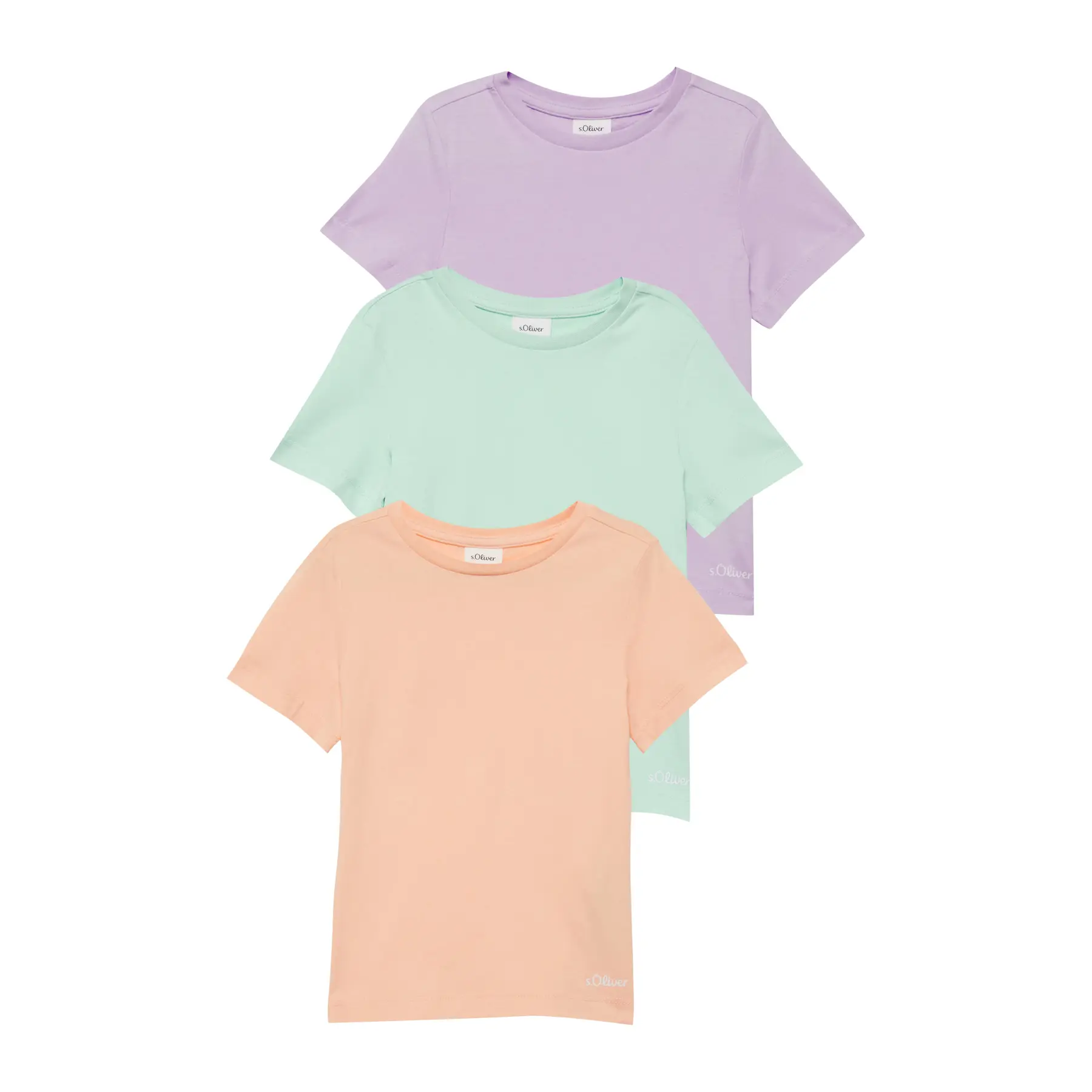 T-shirt con stampa logo ragazza s.Oliver (x3)