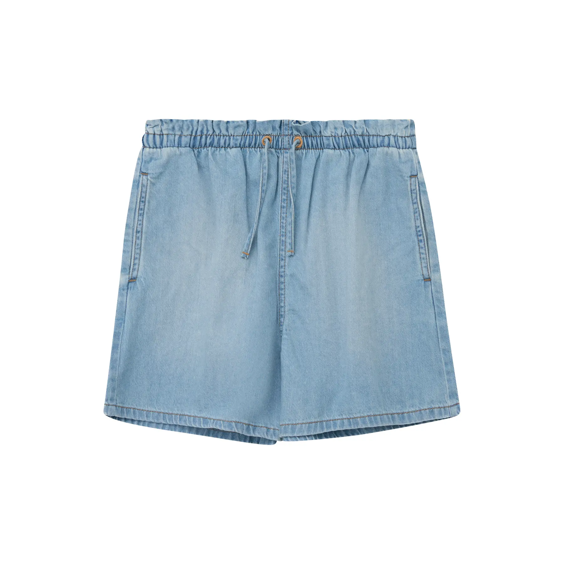 Short en jean coupe ample taille haute jambe large Taille élastique fille s.Oliver Short en jean coupe ample taille haute jambe large Taille élastique fille s.Oliver